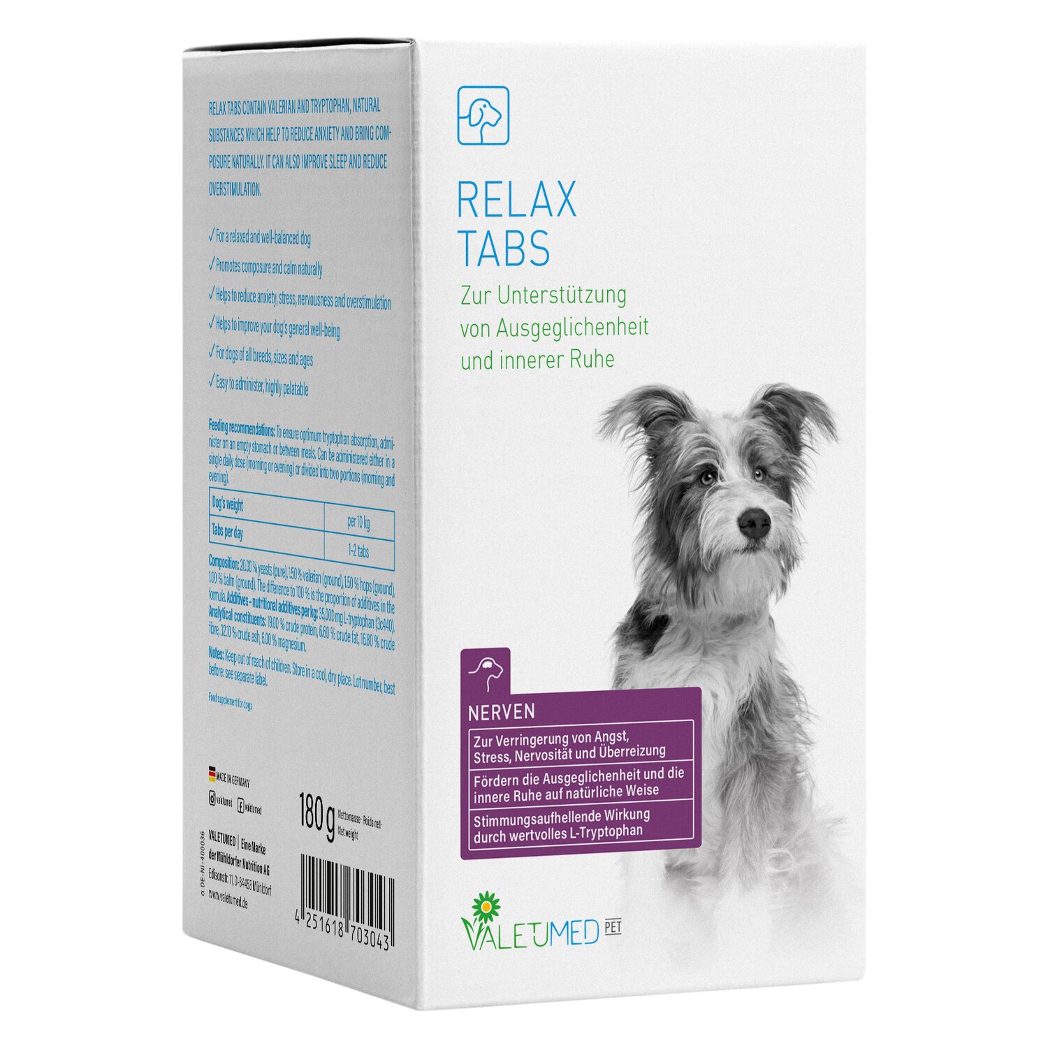 VALETUMED Relax Tabs – Ansicht 2