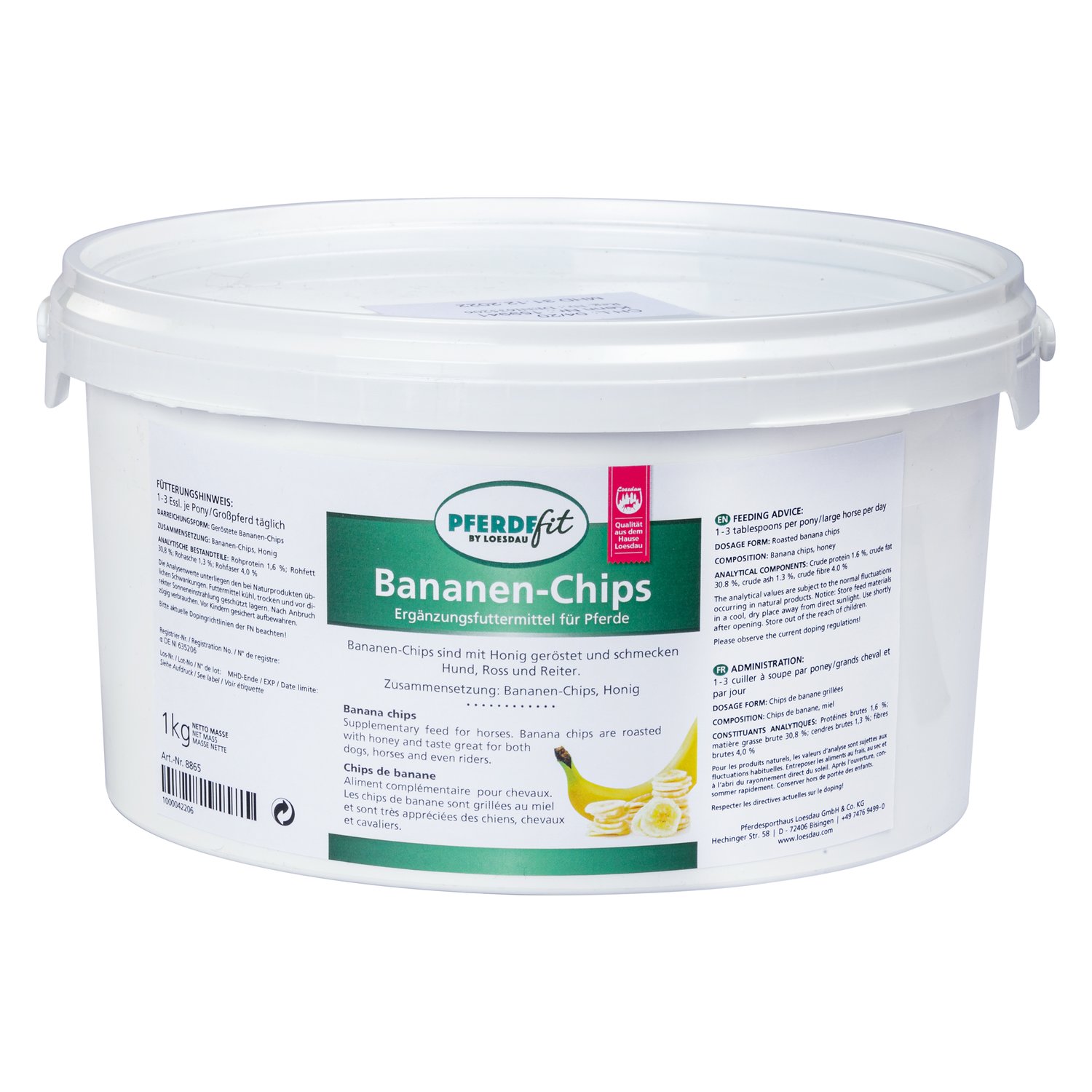 PFERDEfit by Loesdau Bananen-Chips – Ansicht 1