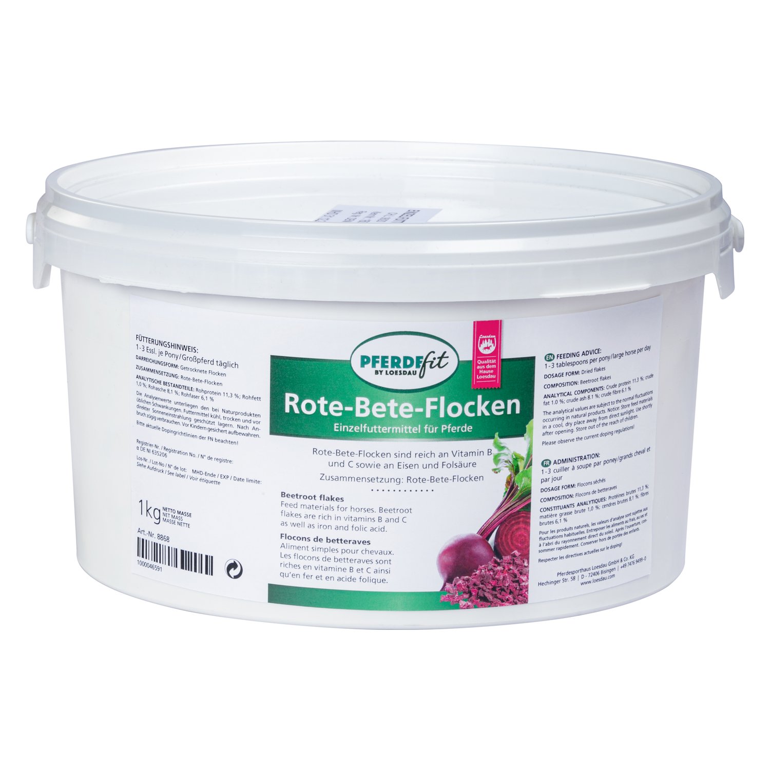 PFERDEfit by Loesdau Rote-Bete-Flocken – Ansicht 1