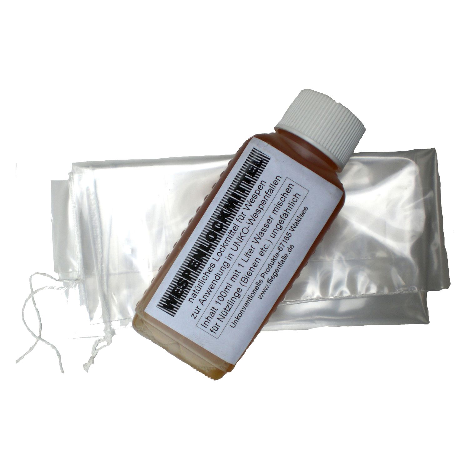 UNKO 3 L Ersatzbeutel inkl. Lockmittel für UNKO-Wespenfalle – Ansicht 1