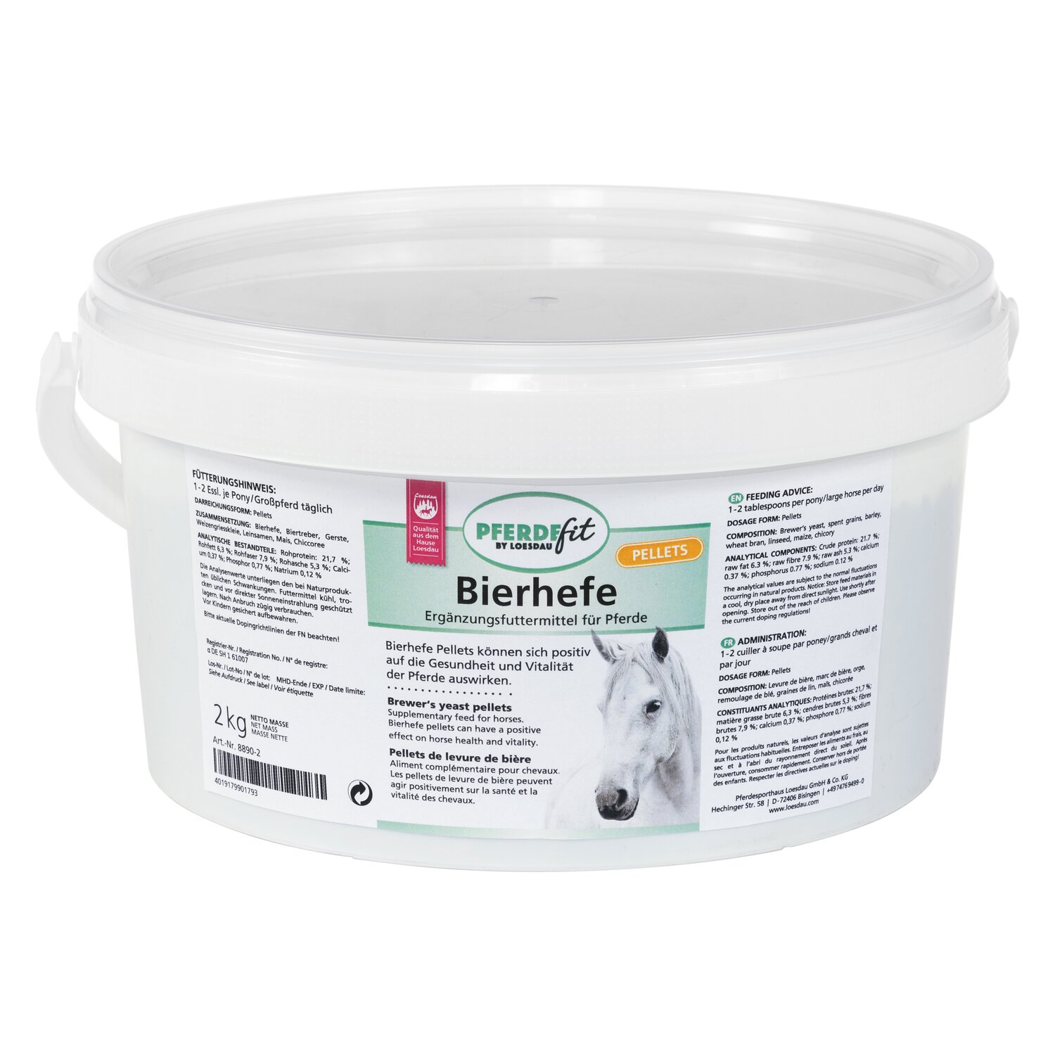 PFERDEfit by Loesdau Bierhefe-Pellets – Ansicht 2