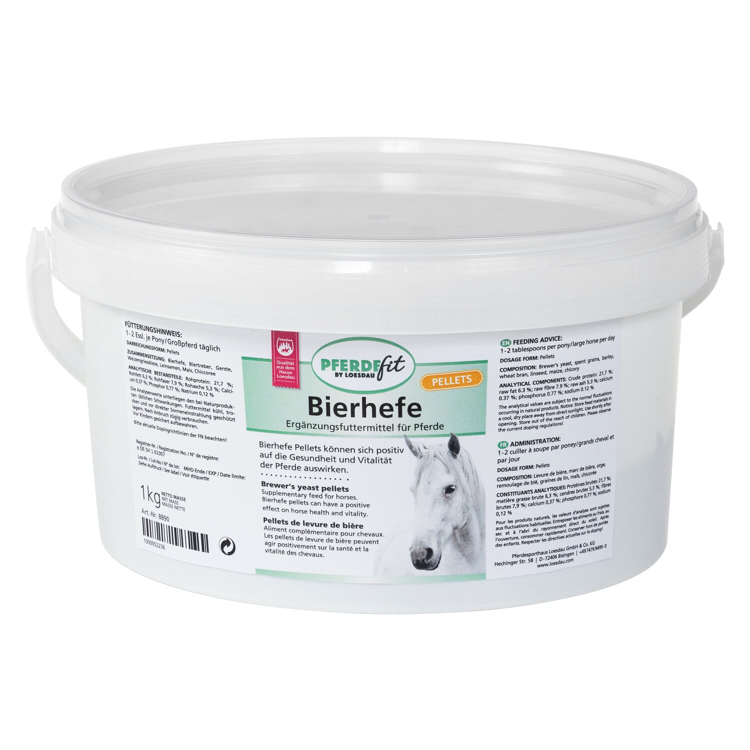 PFERDEfit by Loesdau Bierhefe-Pellets – Ansicht 1