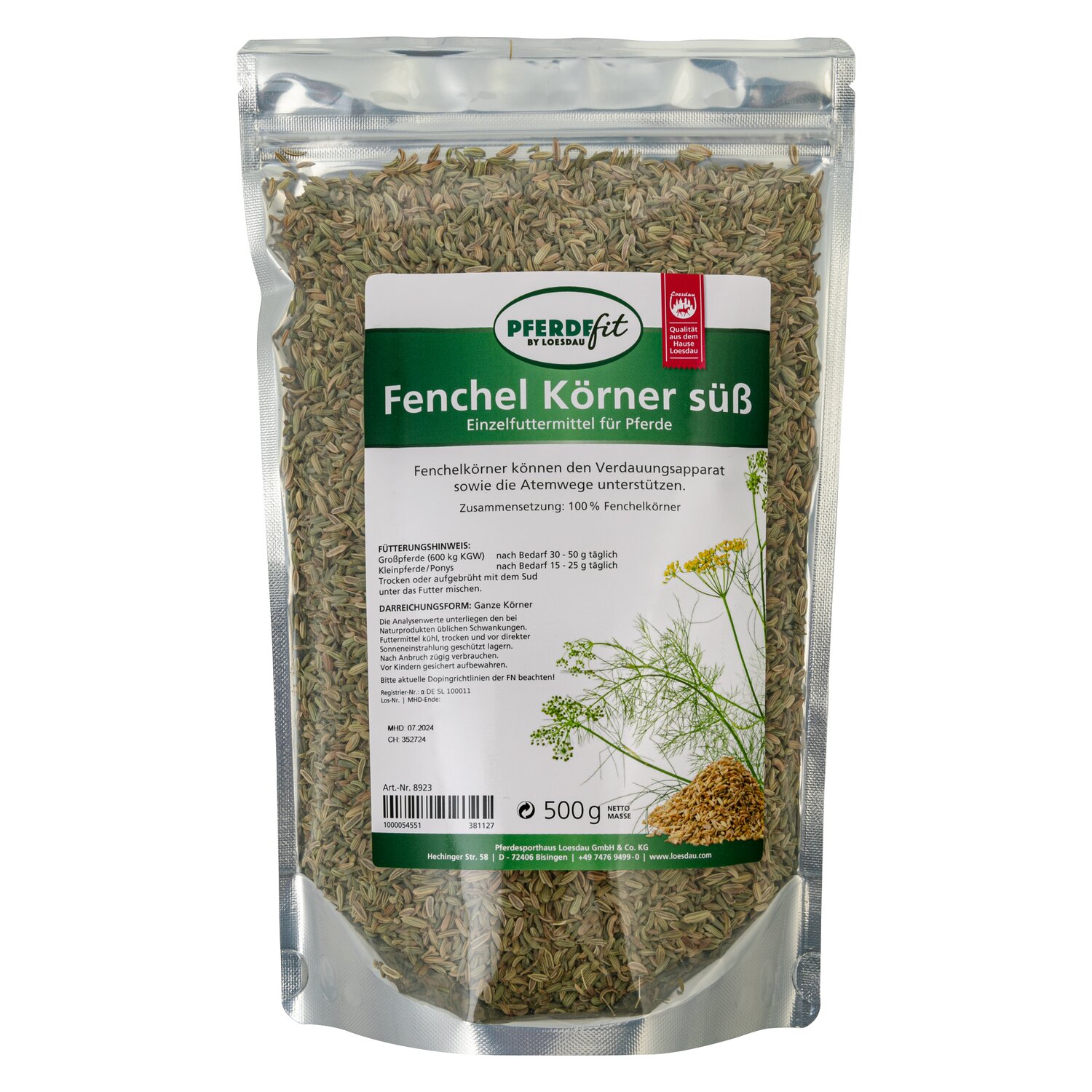 PFERDEfit by Loesdau Fenchelkörner süß – Ansicht 1