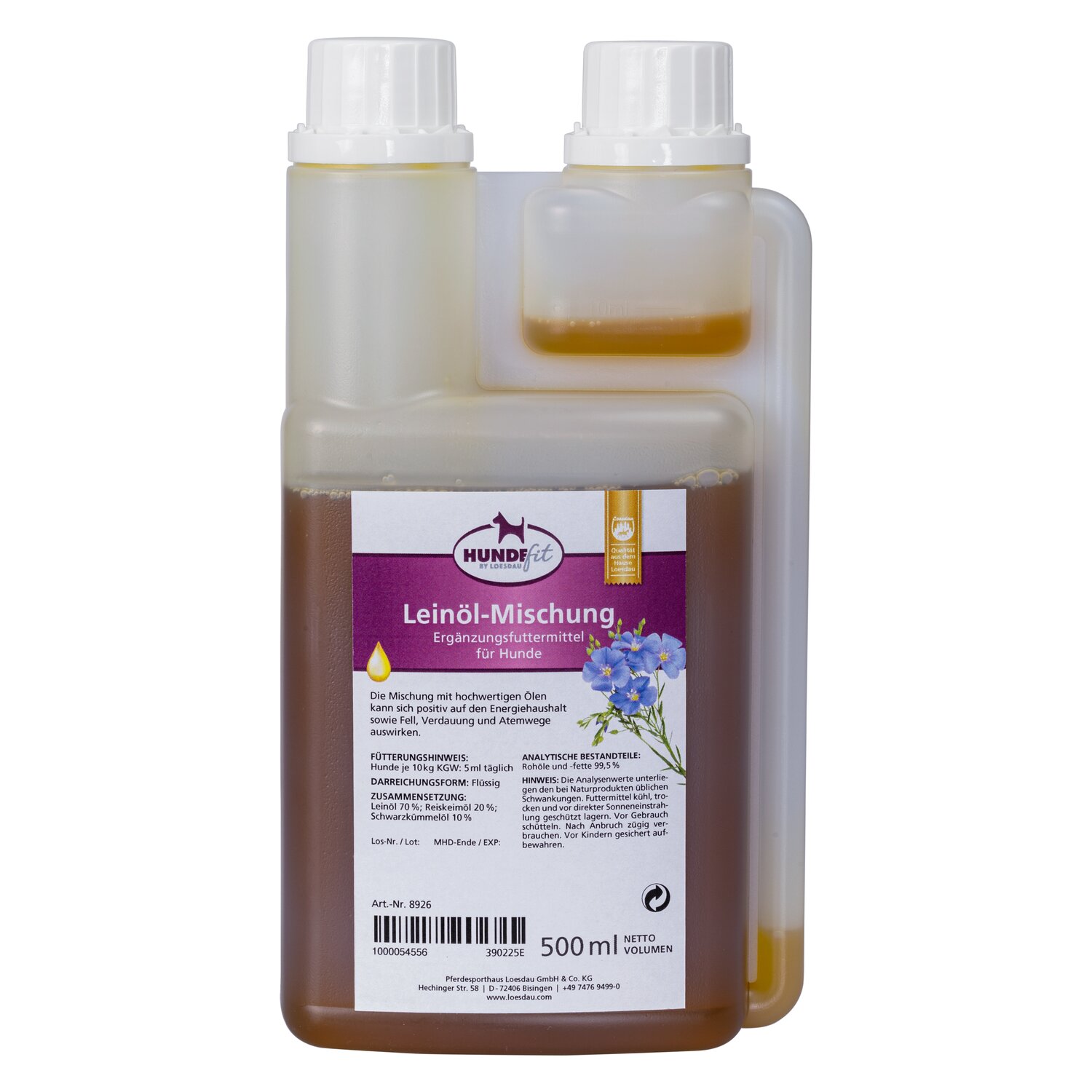 HUNDEfit by Loesdau Leinöl-Mischung – Ansicht 1