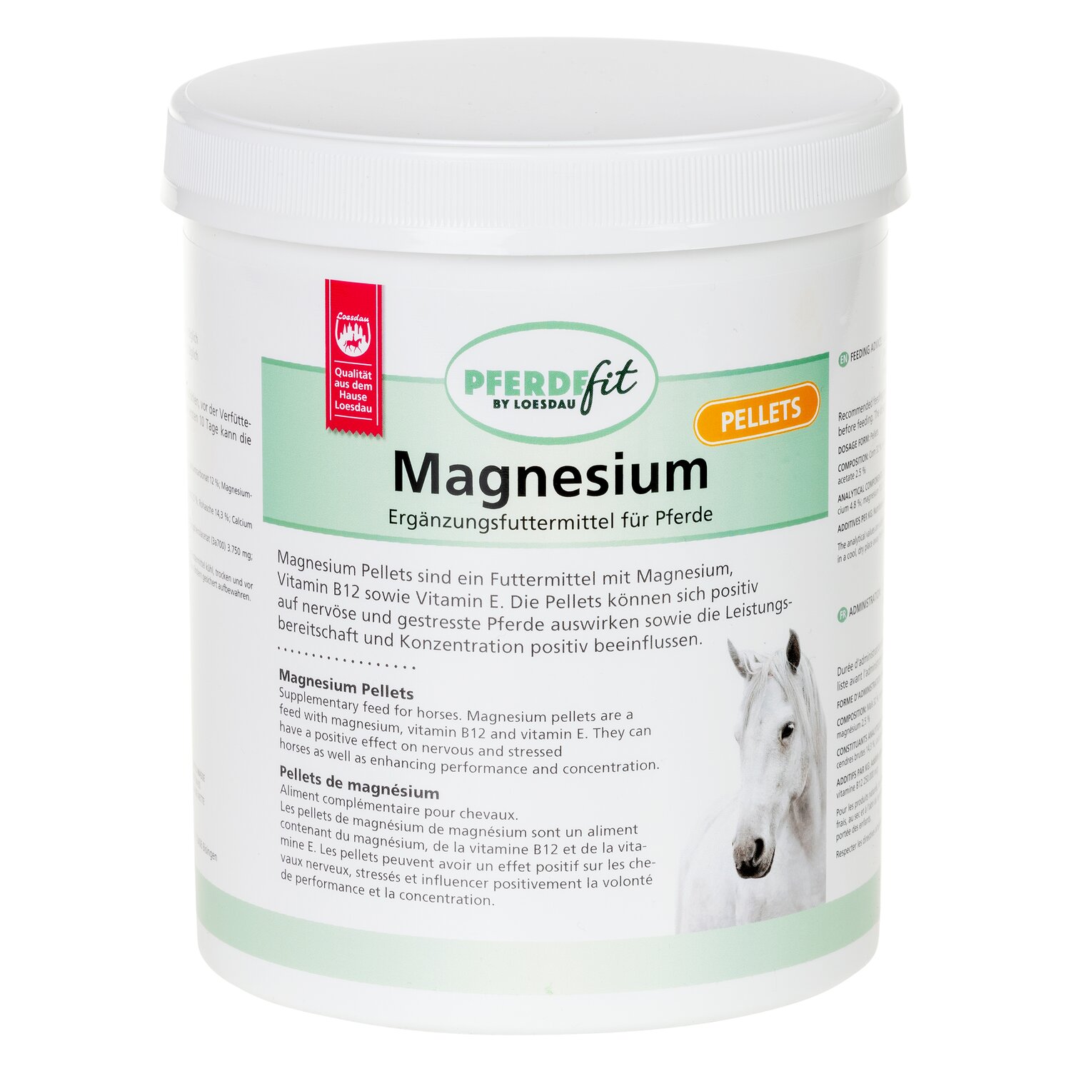 PFERDEfit by Loesdau Magnesium-Pellets – Ansicht 1