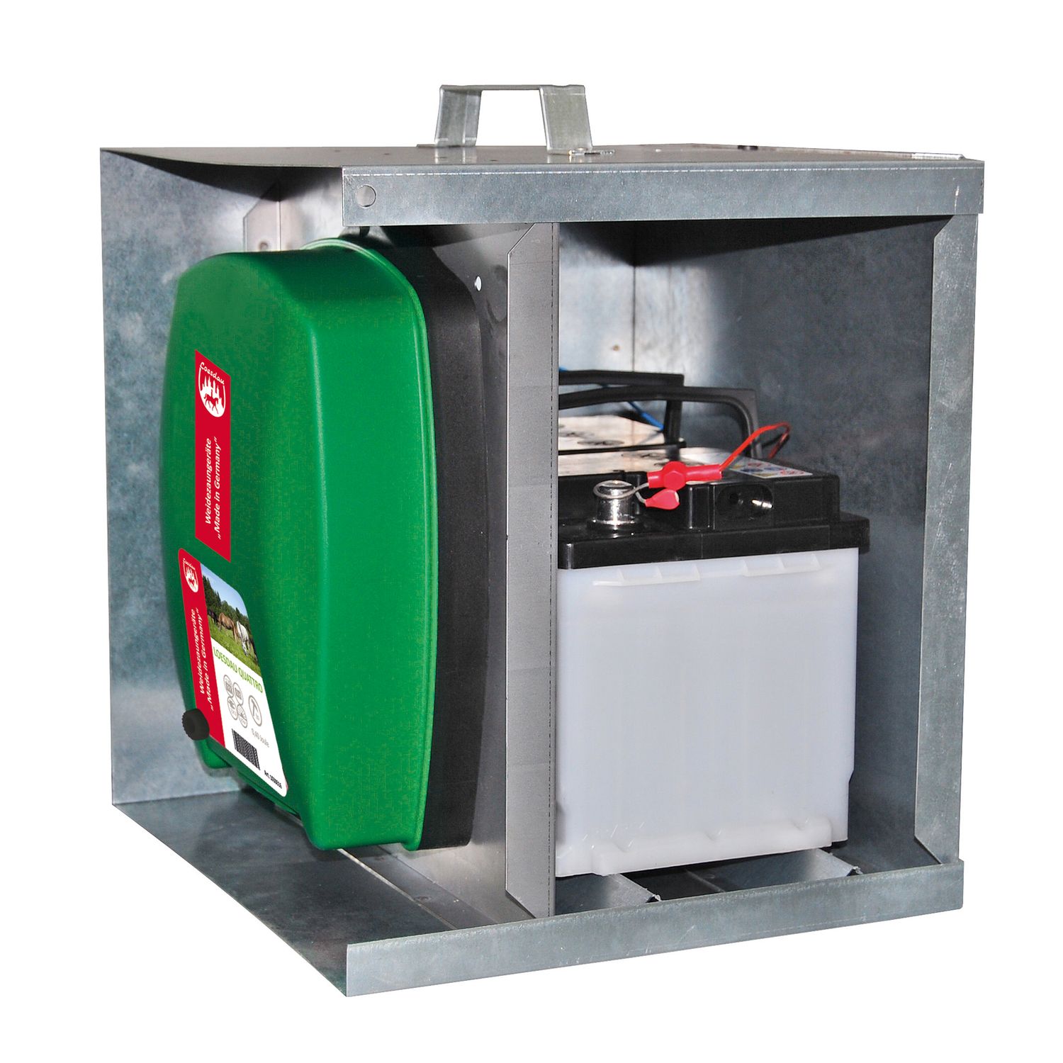 Loesdau Metallbox für Weidezaungeräte – Ansicht 1