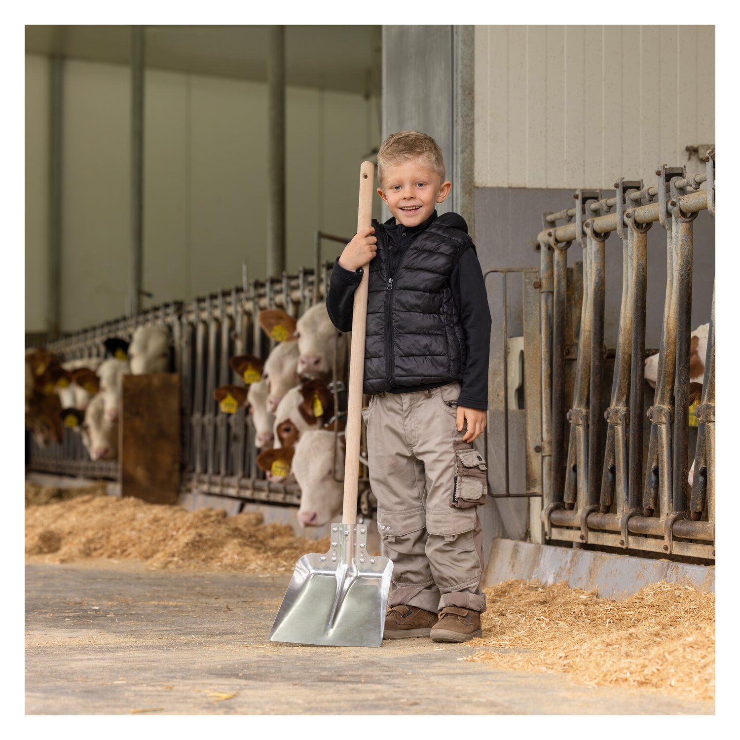 KERBL Mini-Aluschaufel mit Stiel – Ansicht 3