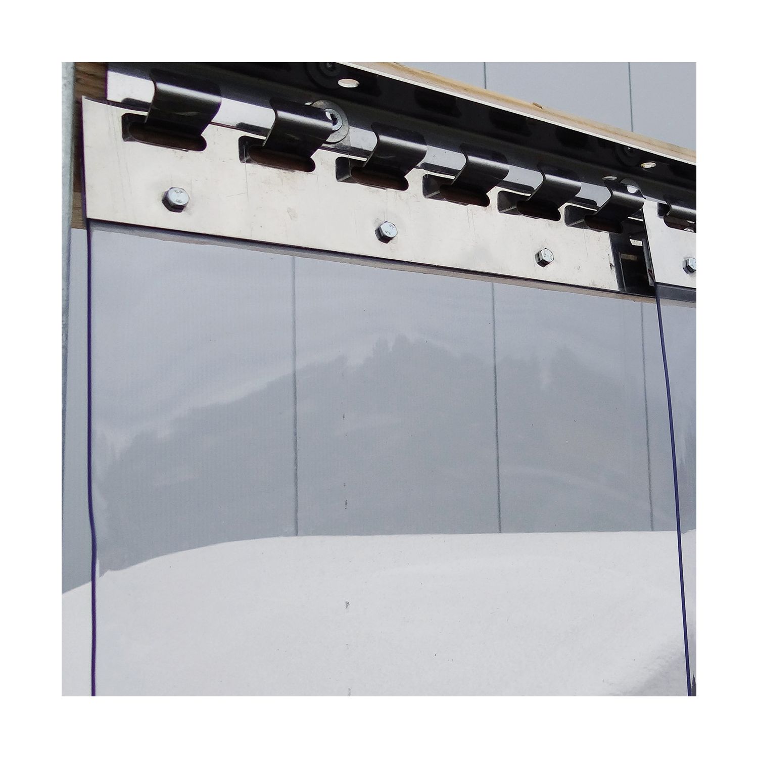 KERBL Klemm- und Pendelleiste für PVC-Vorhang – Ansicht 2