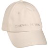 Cheval de Luxe Basecap aus Mesh mit Glitzerlogo