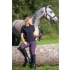 black forest Grip-Vollbesatz-Reitleggings mit Mesh