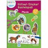 TESSLOFF Glitzer-Sticker Bastelspaß Pferde