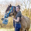 KERBL Hippomed Akku Ultraschall Inhalatorset für Pferde AirOne Flex