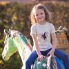 black forest kids T-Shirt mit Pferde-Print