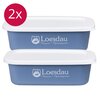 Miniaturansicht: Loesdau Loesdau-Set - Futterbox eckig mit Deckel – Ansicht 2