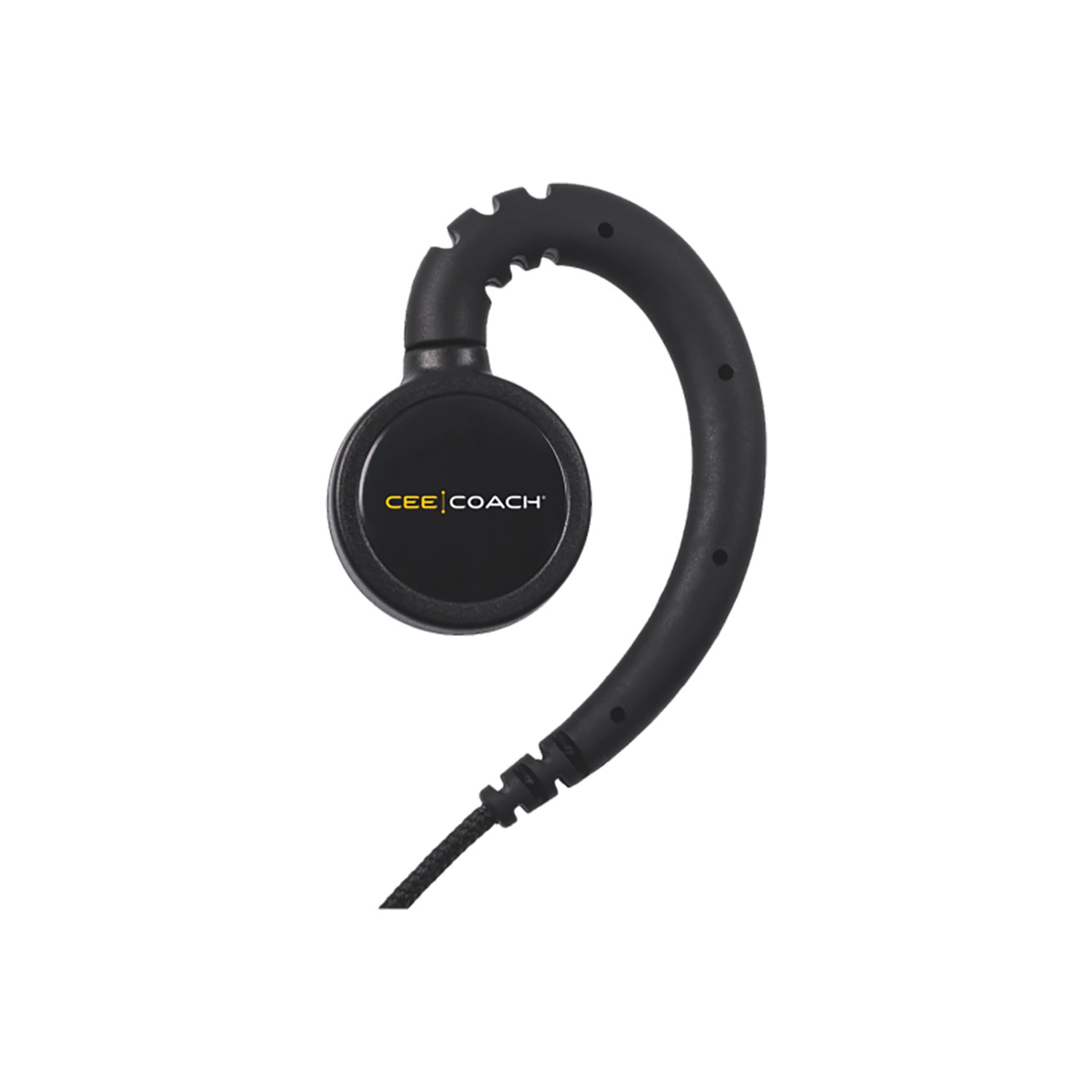 CEECOACH Mono-Kabel-Headset schwarz