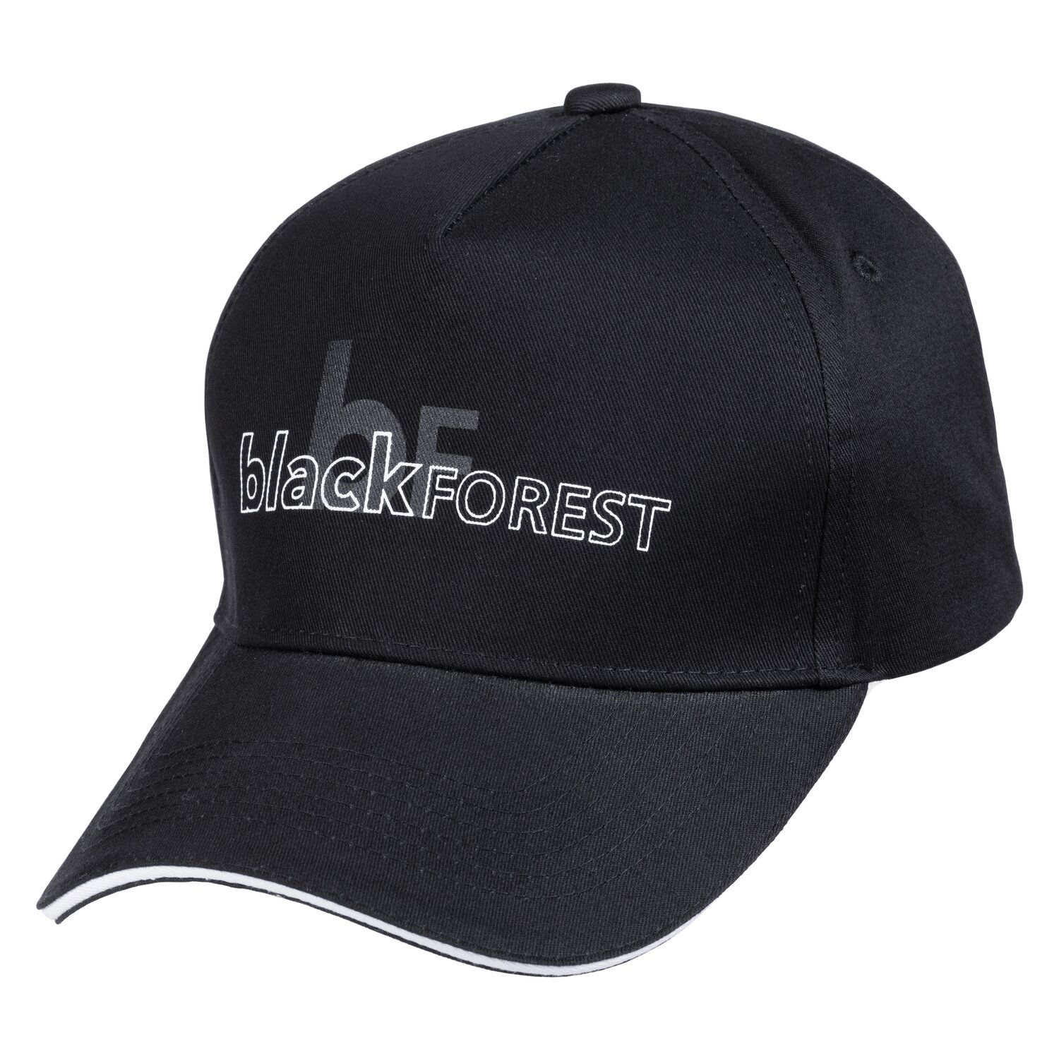 black forest Basecap mit Schriftzug black | Einheitsgröße