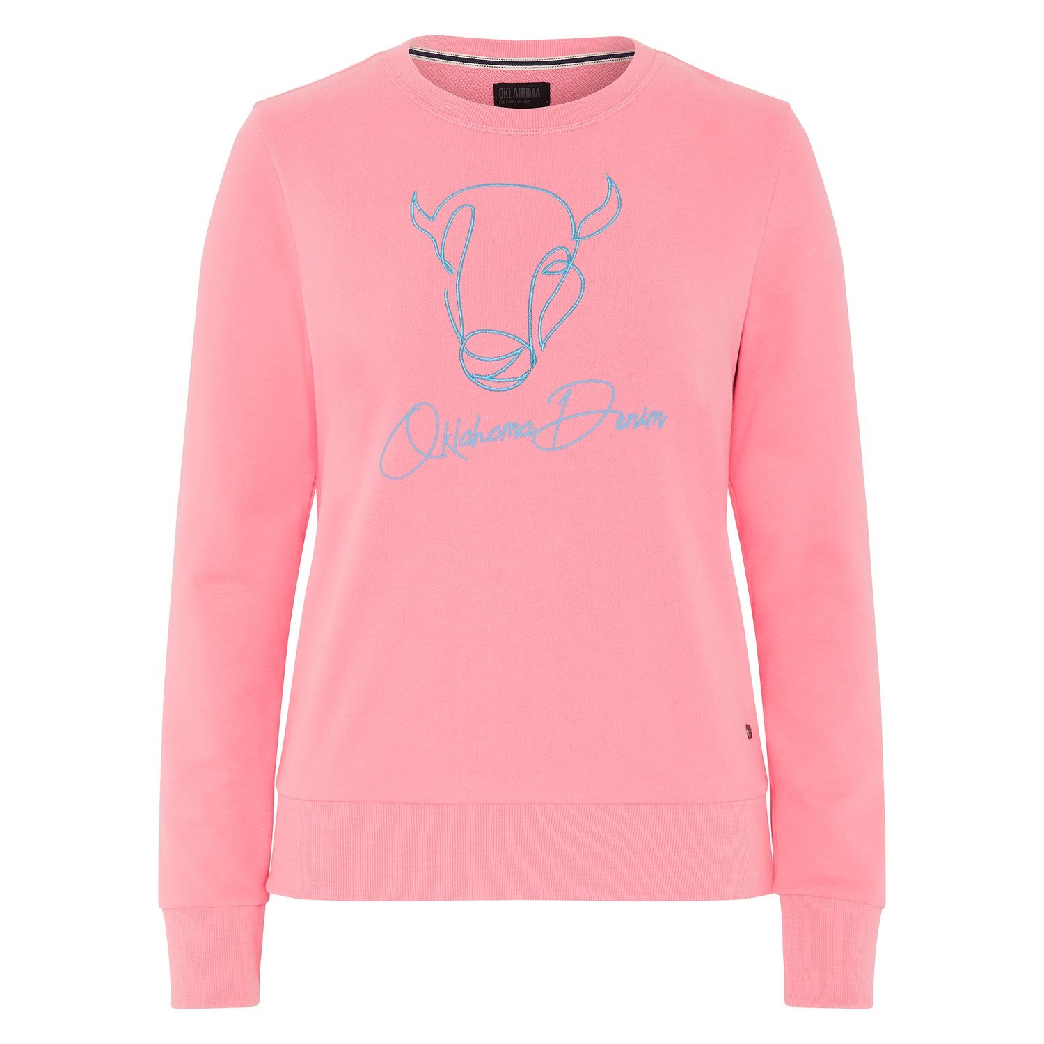 OKLAHOMA Premium Denim Sweatshirt strawberry pink | XS