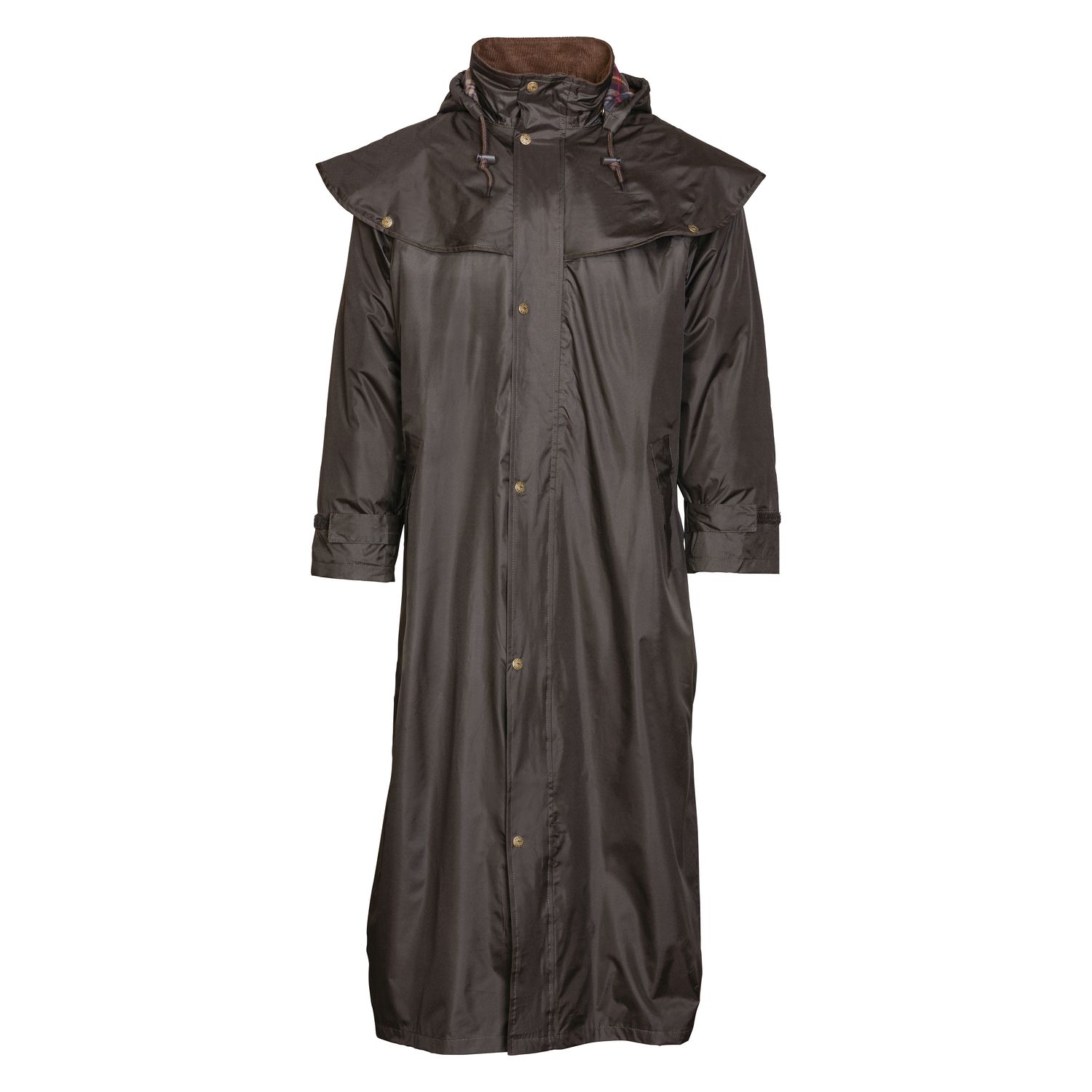SCIPPIS Regenmantel Stockman Coat braun | M
