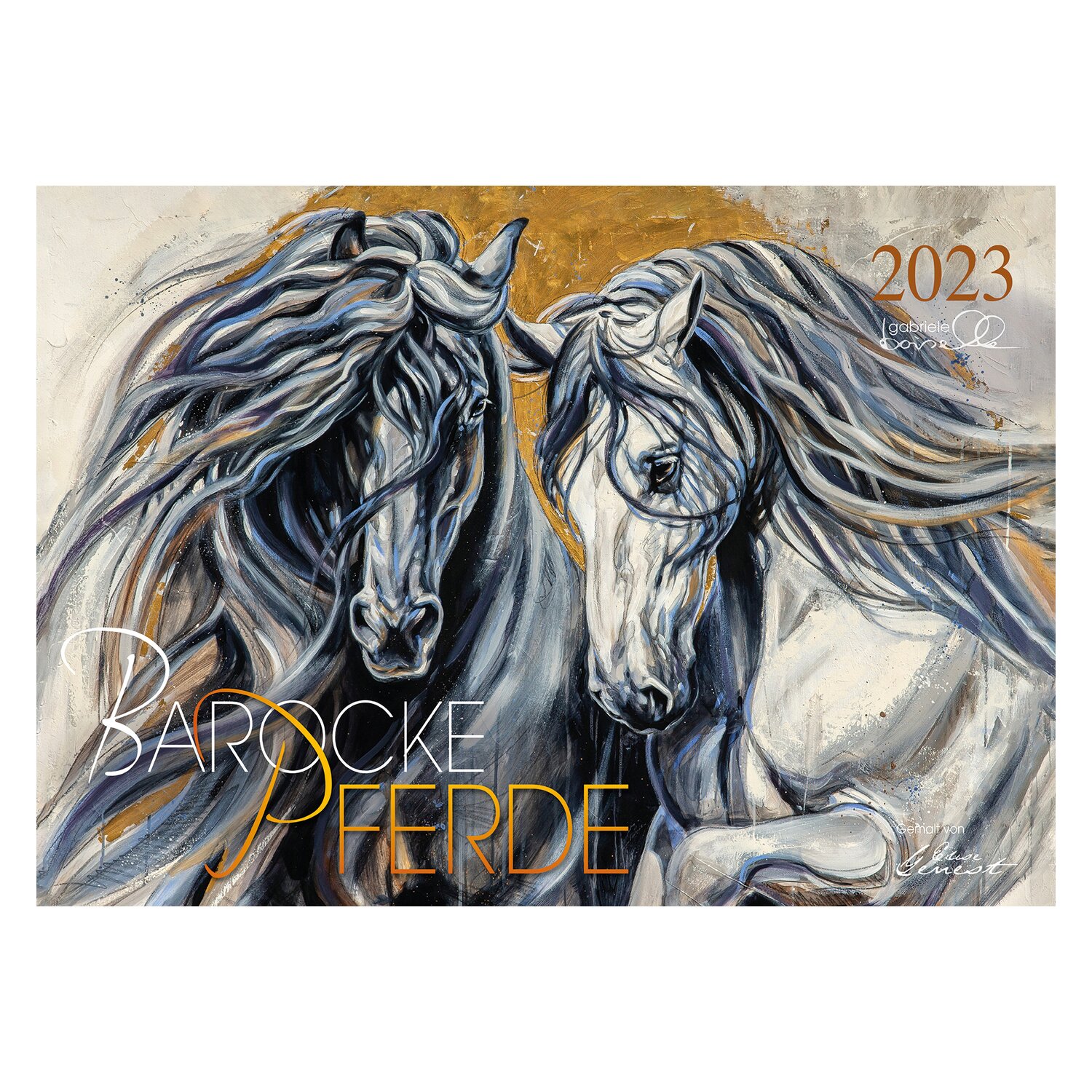 Kalender Barocke Pferde - Edition Boiselle 2023