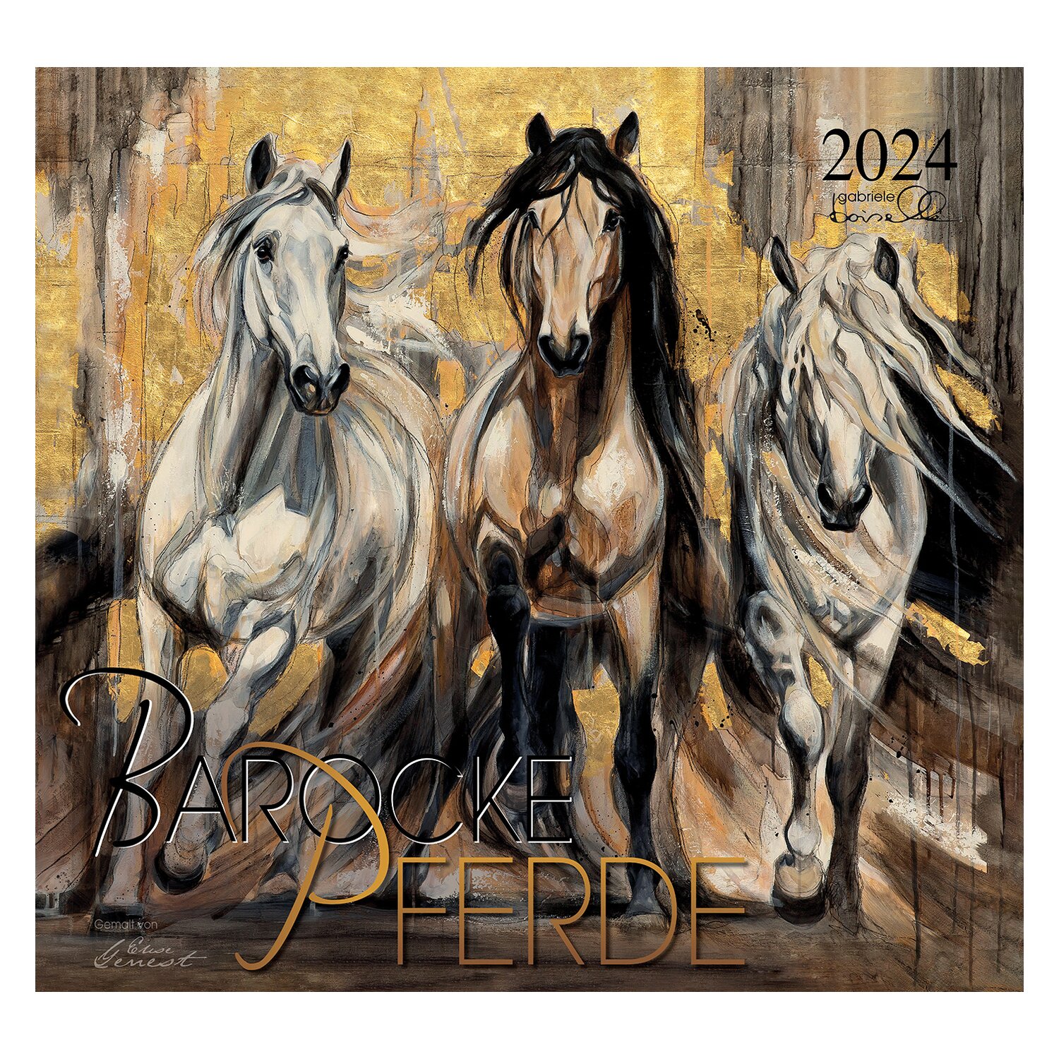 Kalender Barocke Pferde - Edition Boiselle 2024