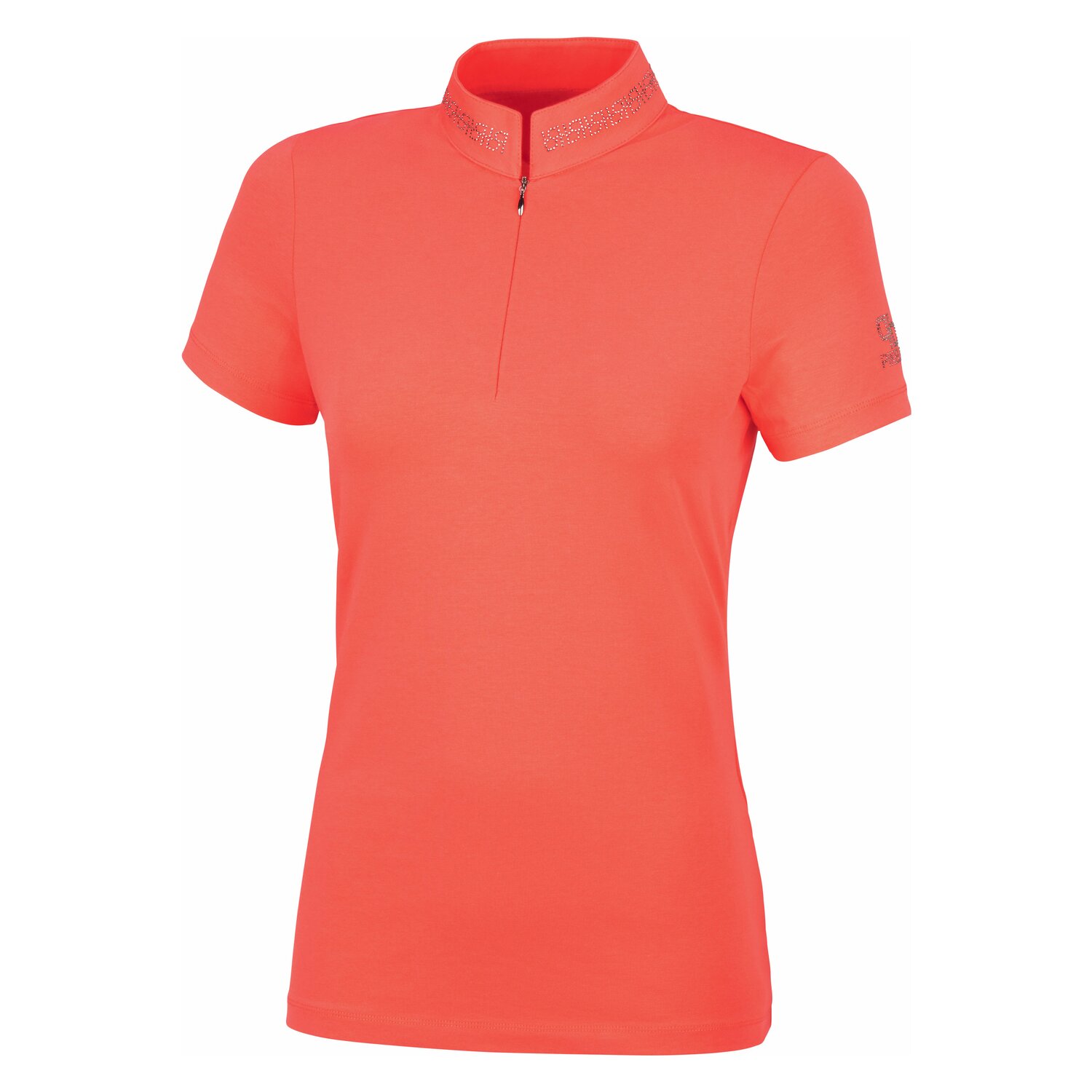 PIKEUR Zip-Shirt Vroni Selection coral red | 36
