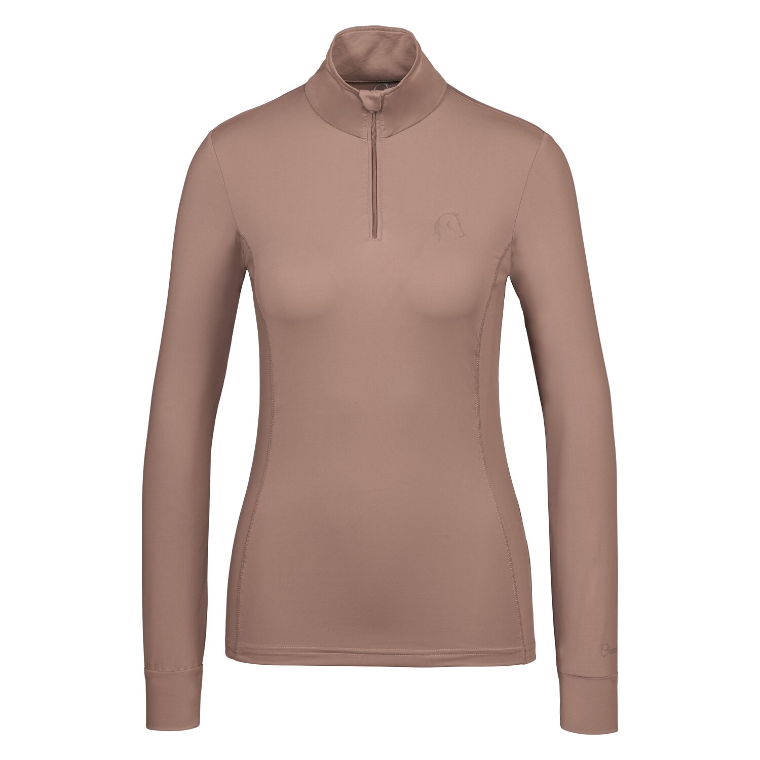 Cheval de Luxe Funktionsshirt taupe | M