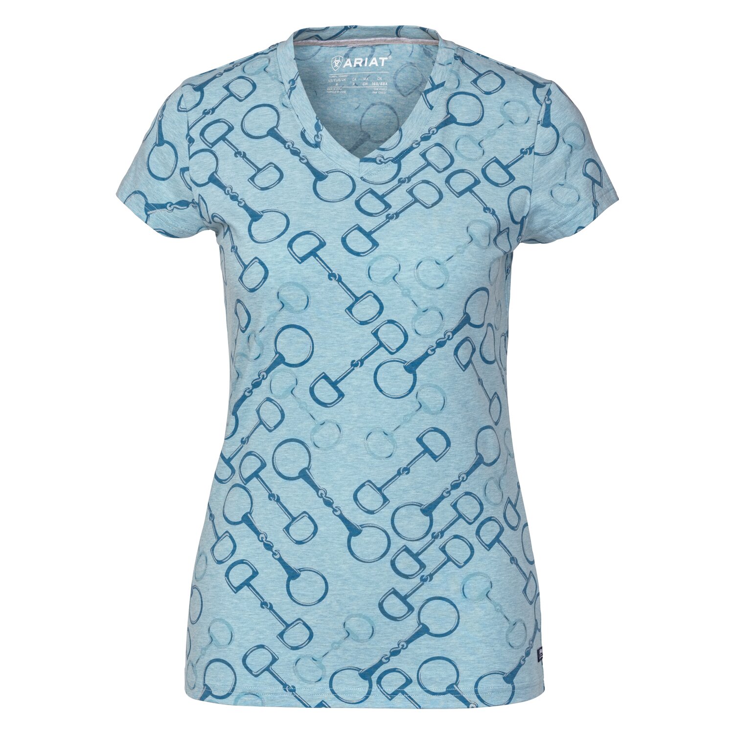 Ariat T-Shirt Snaffle milky blue | XS