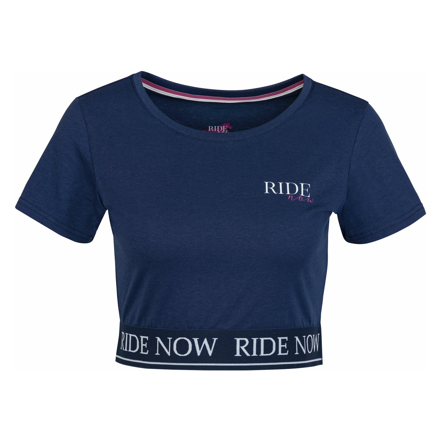 RIDE now  T-Shirt Cropped Venlo mit Band navy | L