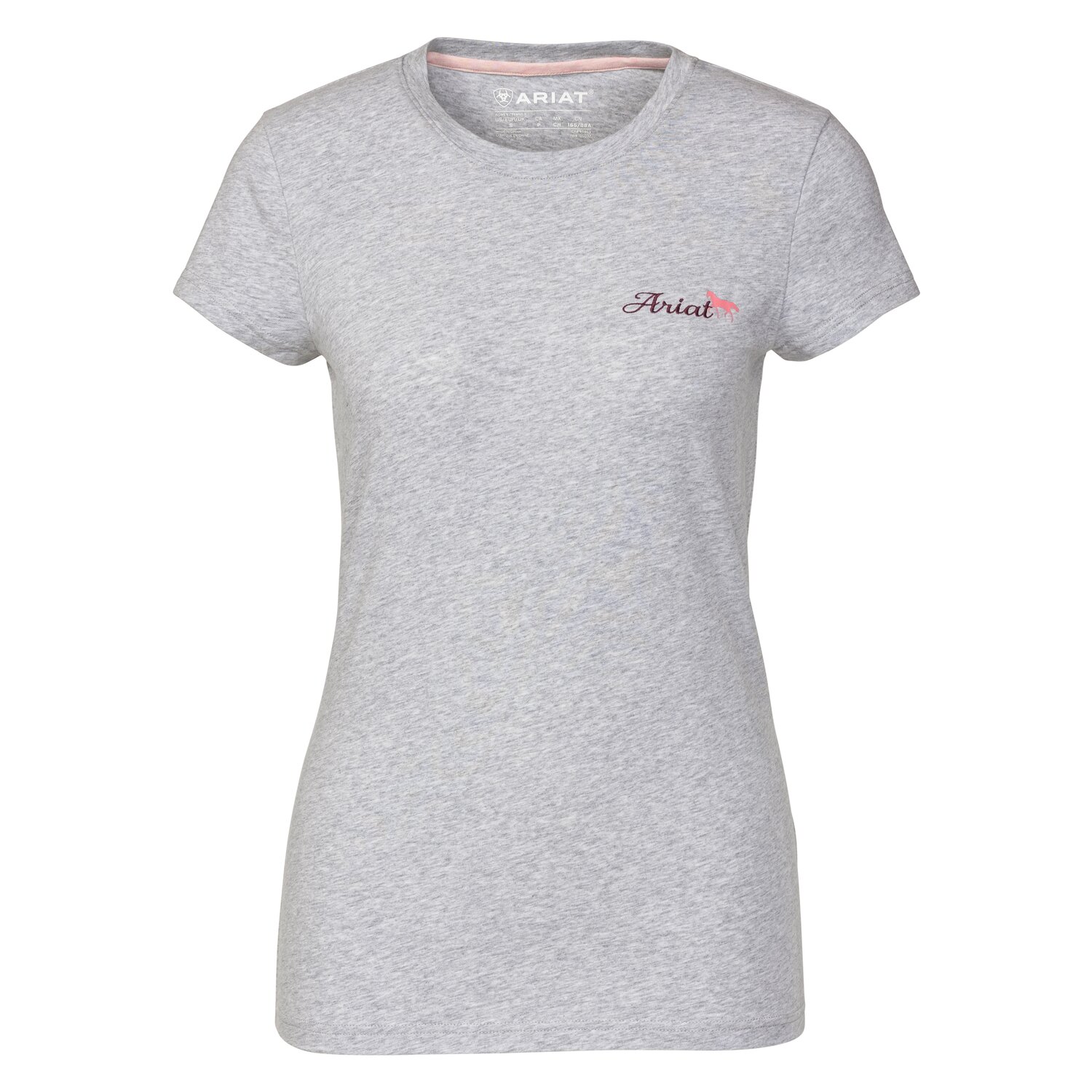 ARIAT T-Shirt Logo Script heather grey | XS