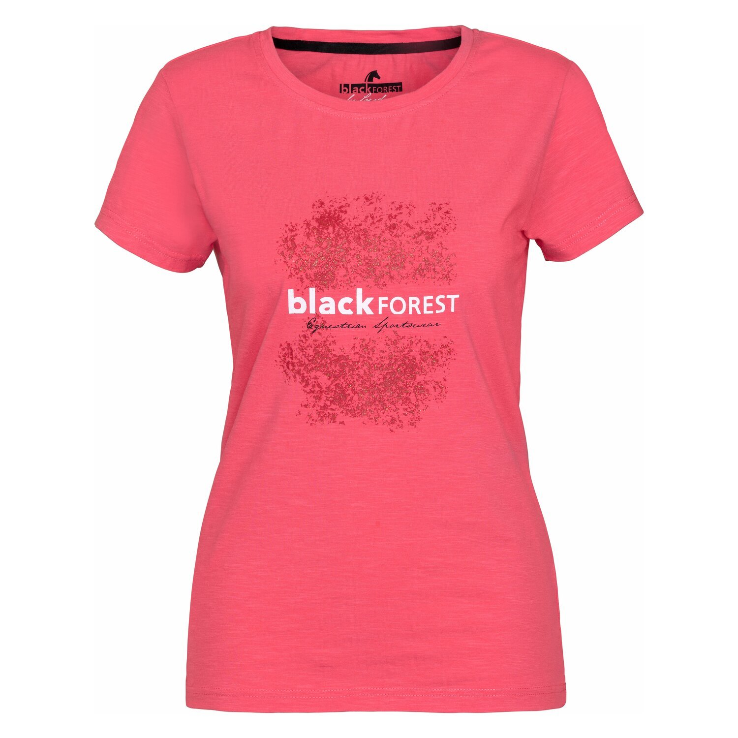 black forest T-Shirt mit Glitzerprint 