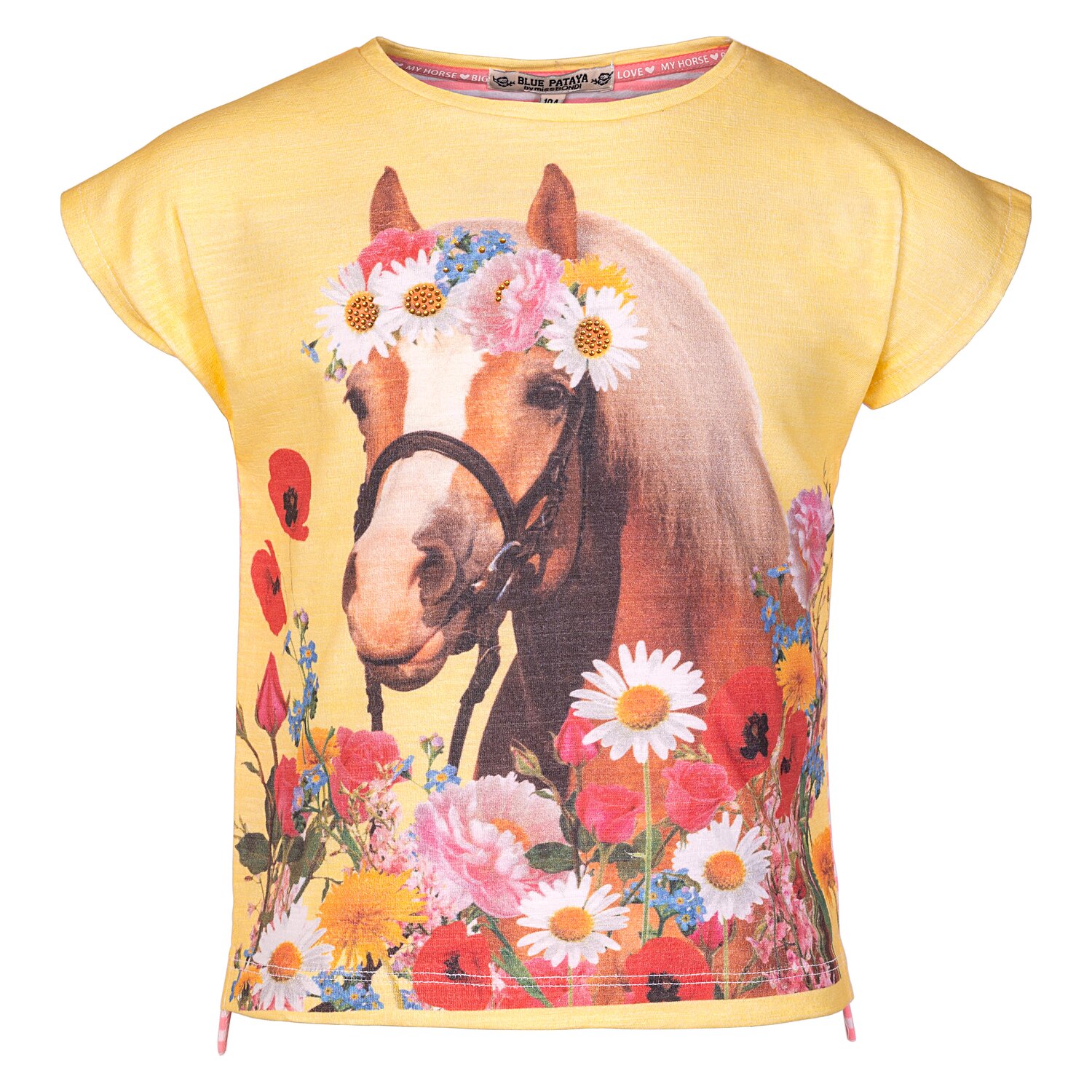 BONDI T-Shirt Pferd mit Blumenwiese 