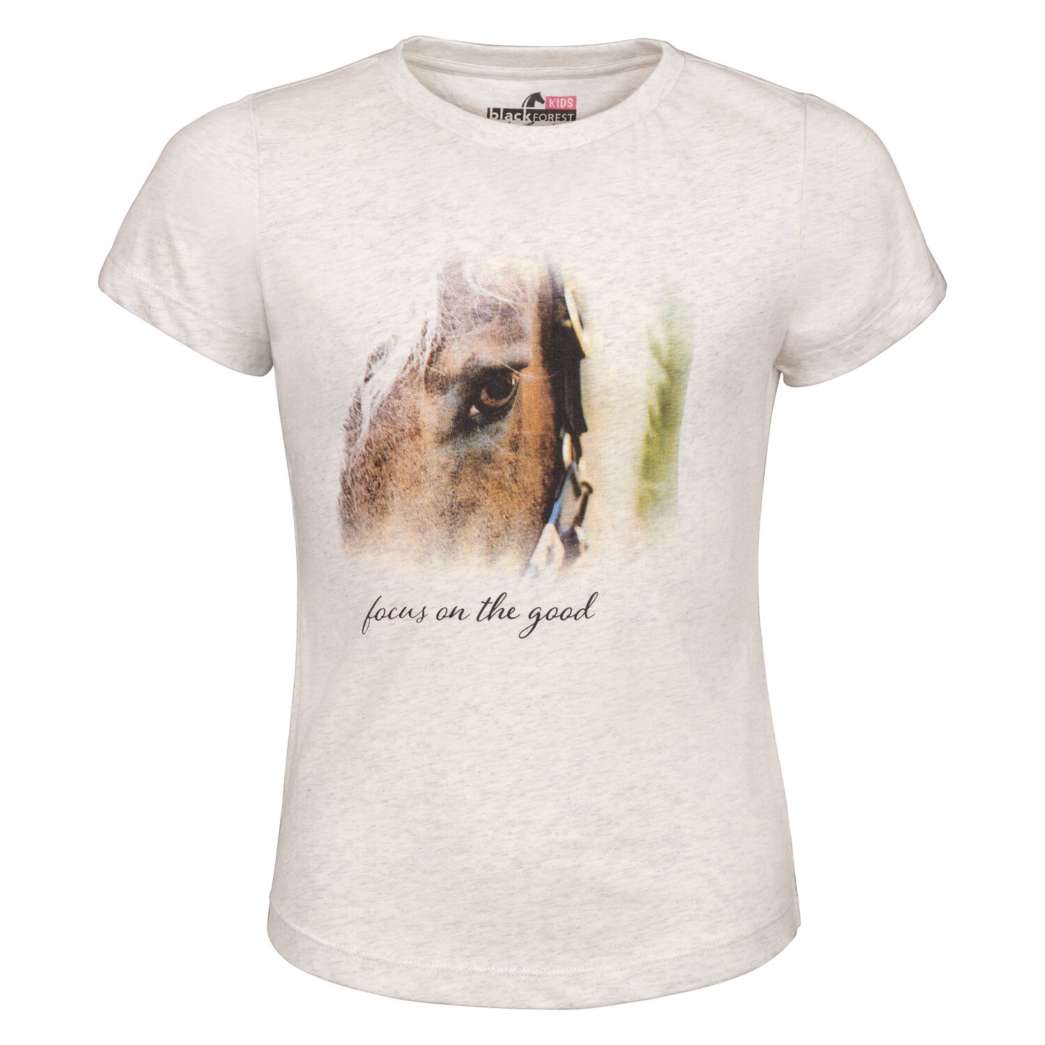 black forest T-Shirt mit Pferdekopf-Print 