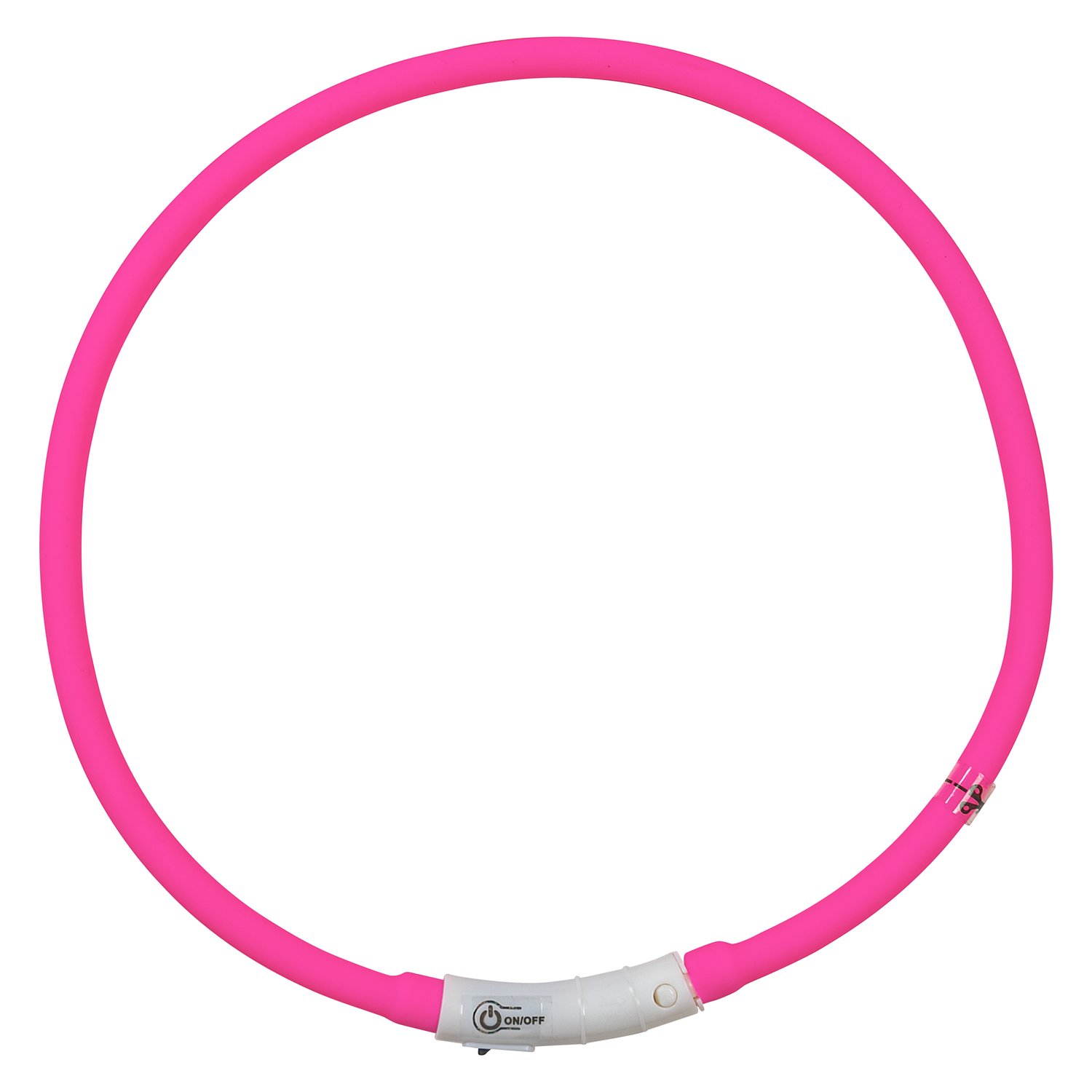 Loesdau LED-Hundehalsband pink | 65 cm