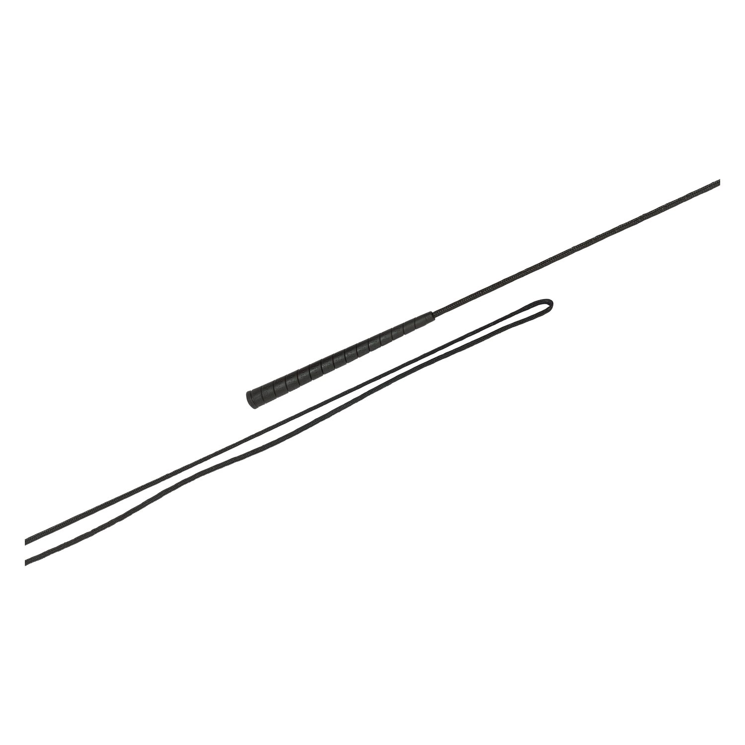 Loesdau Longierpeitsche, ohne Wirbel schwarz | 180 cm