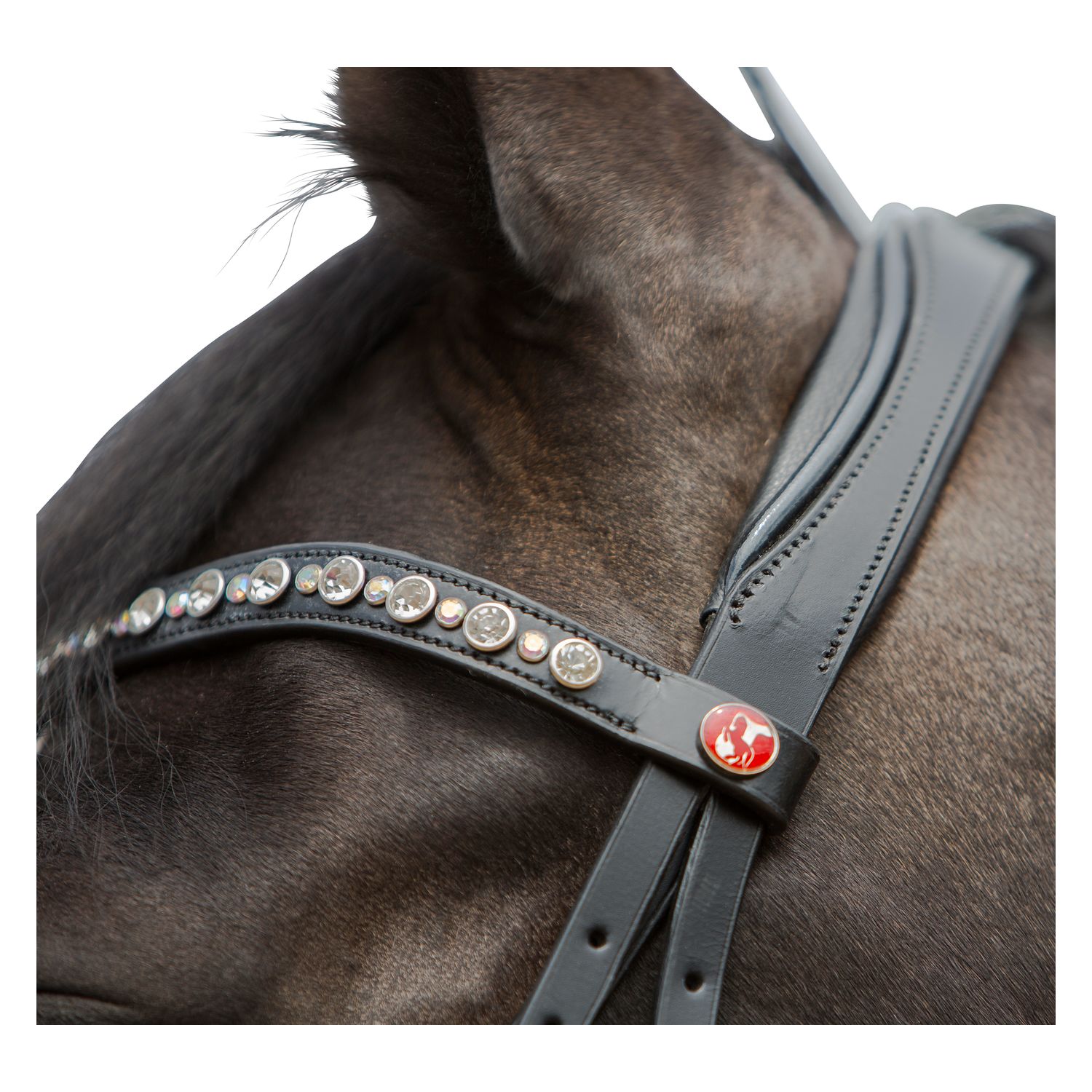 Kieffer Kinnkettenunterlage Aus Leder - Weich Gepolsterter Schutz Für Pferde