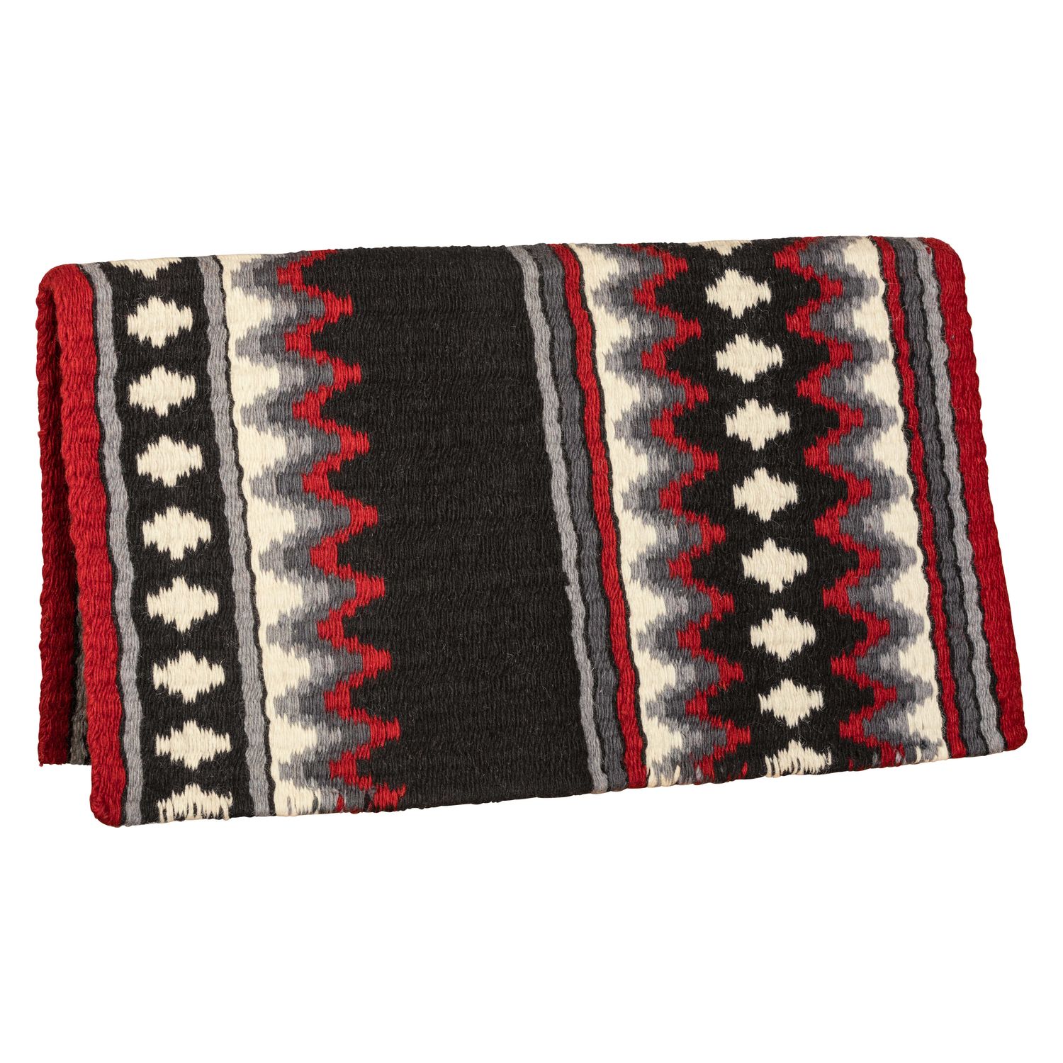 Lpro West WesternBlanket Phoenix schwarz/rot 34 x 36 Zoll