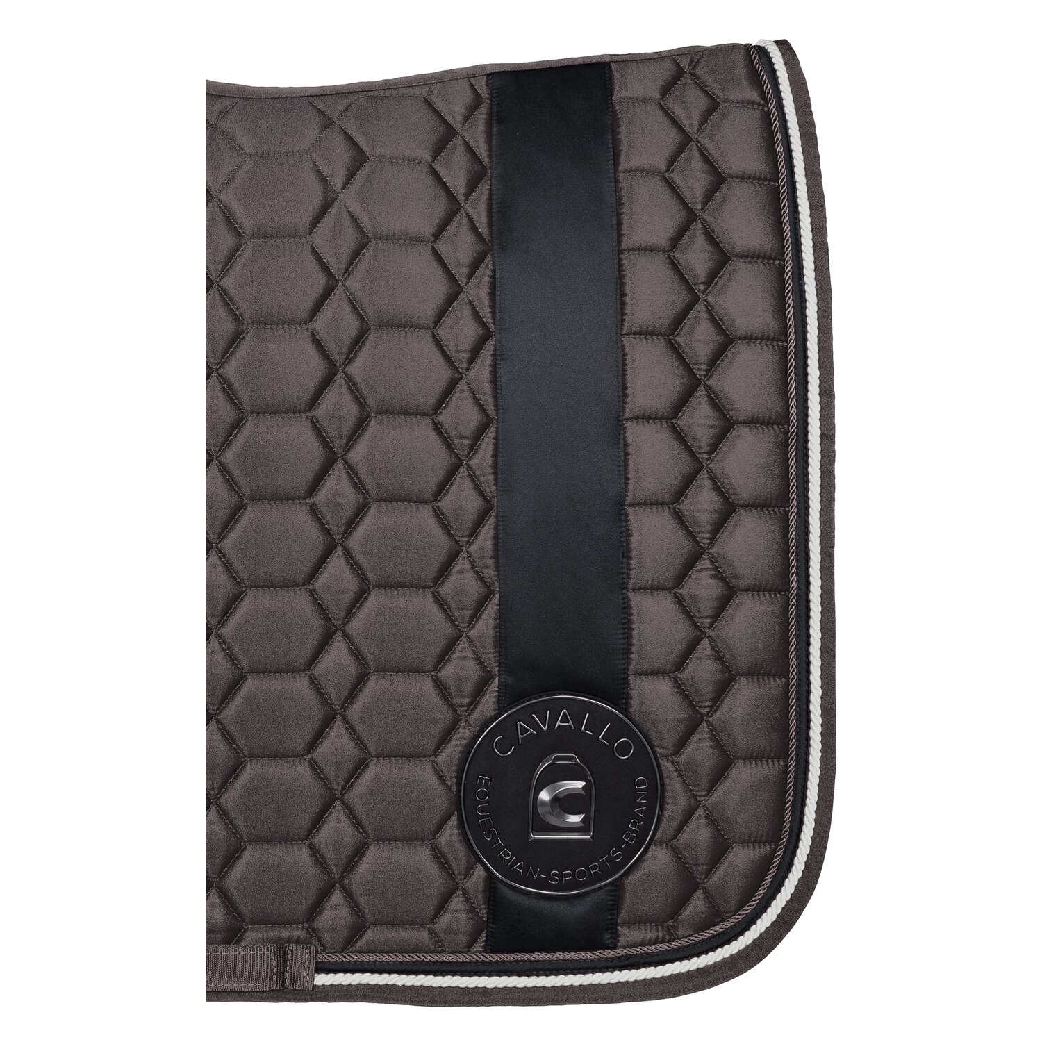 Cavallo Schabracke HALA In Truffle - Hochwertige Reitdecke Mit Wabensteppung