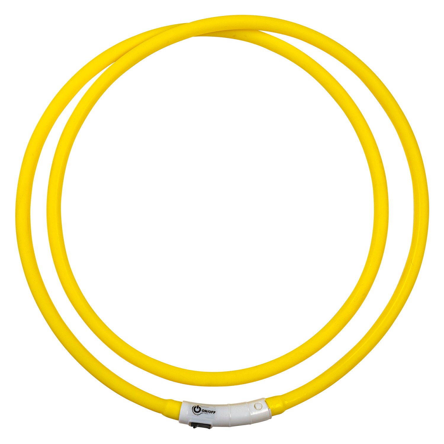 Loesdau LED-Halsriemen für Pferde gelb | 150 cm