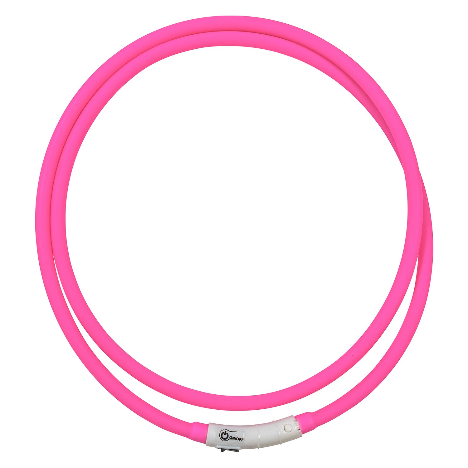 Loesdau LED-Halsriemen für Pferde pink | 150 cm
