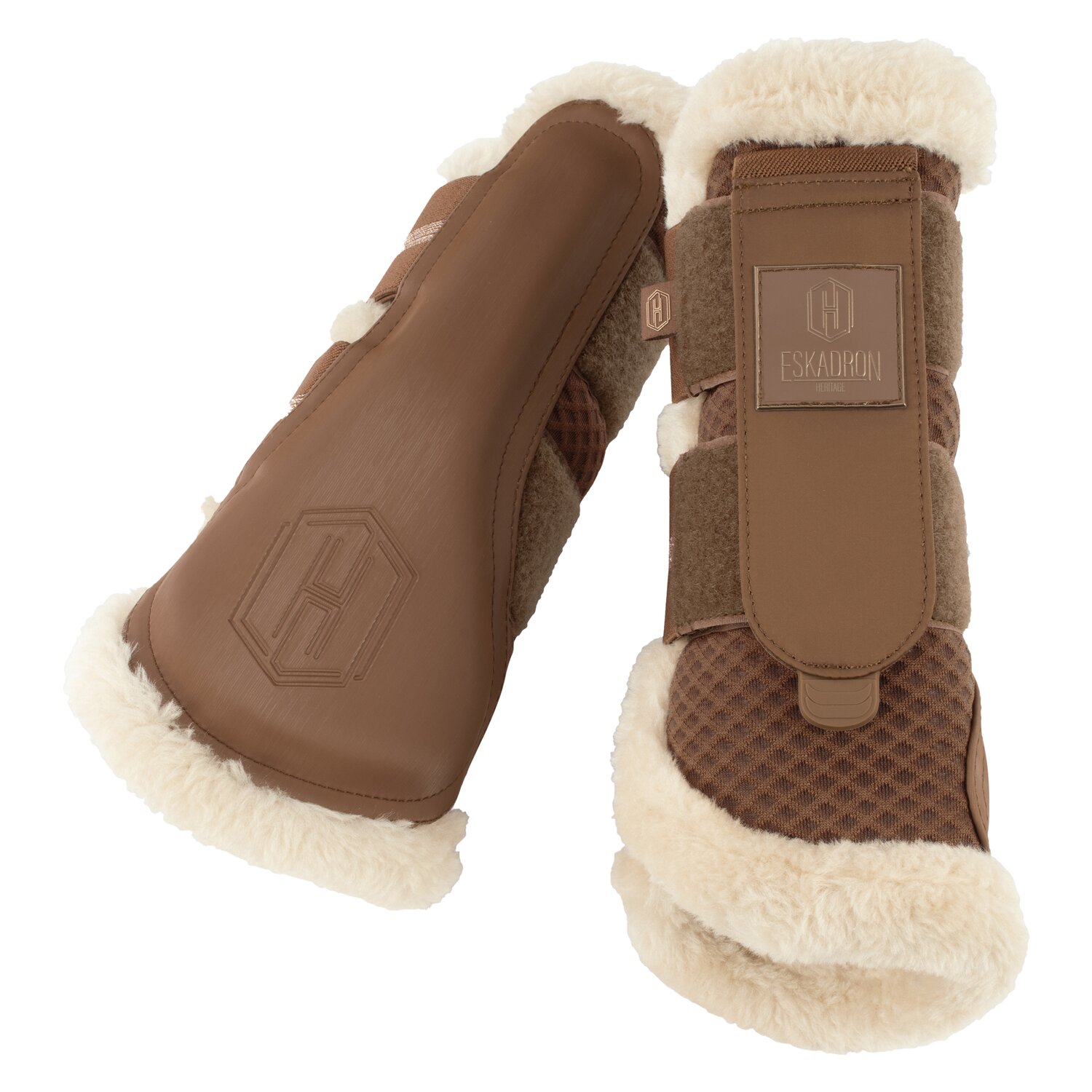 ESKADRON Heritage Gamaschen Mesh FauxFur almond | XL