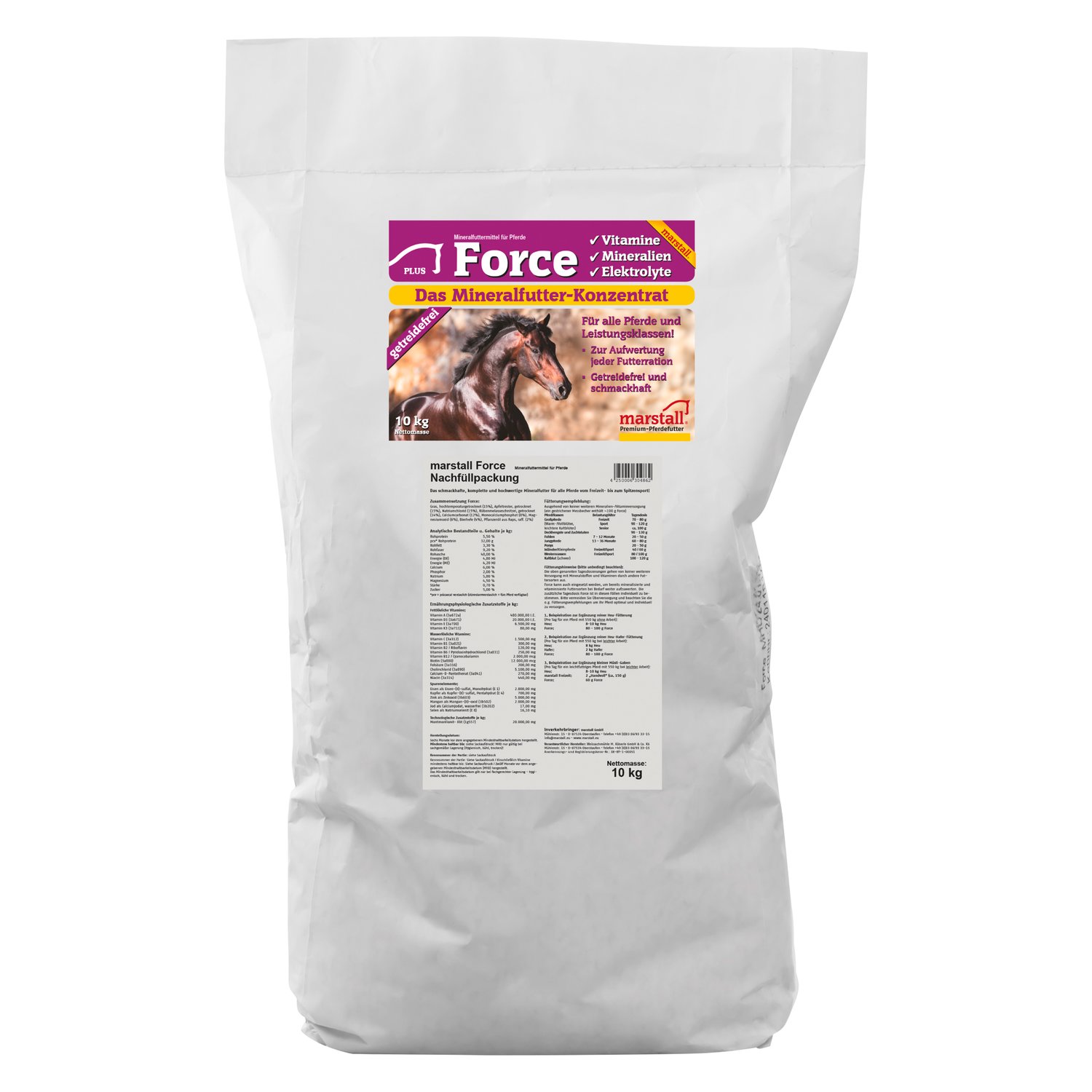 marstall Mineralfuttermittel Force Nachfüllsack 10 kg
