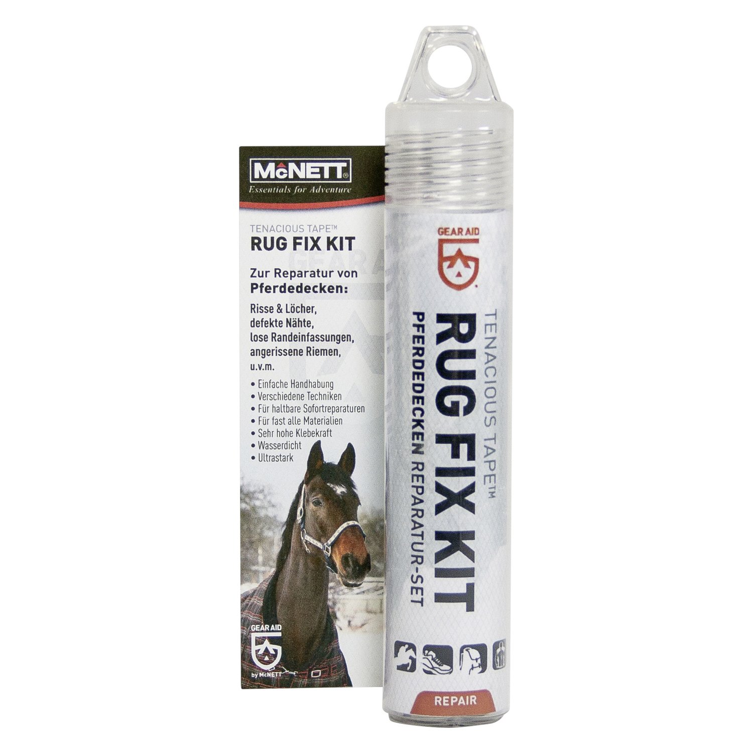 McNETT Deckenreparatur-Kit Gear Aid Tenacious Tape Rug Fix Kit 