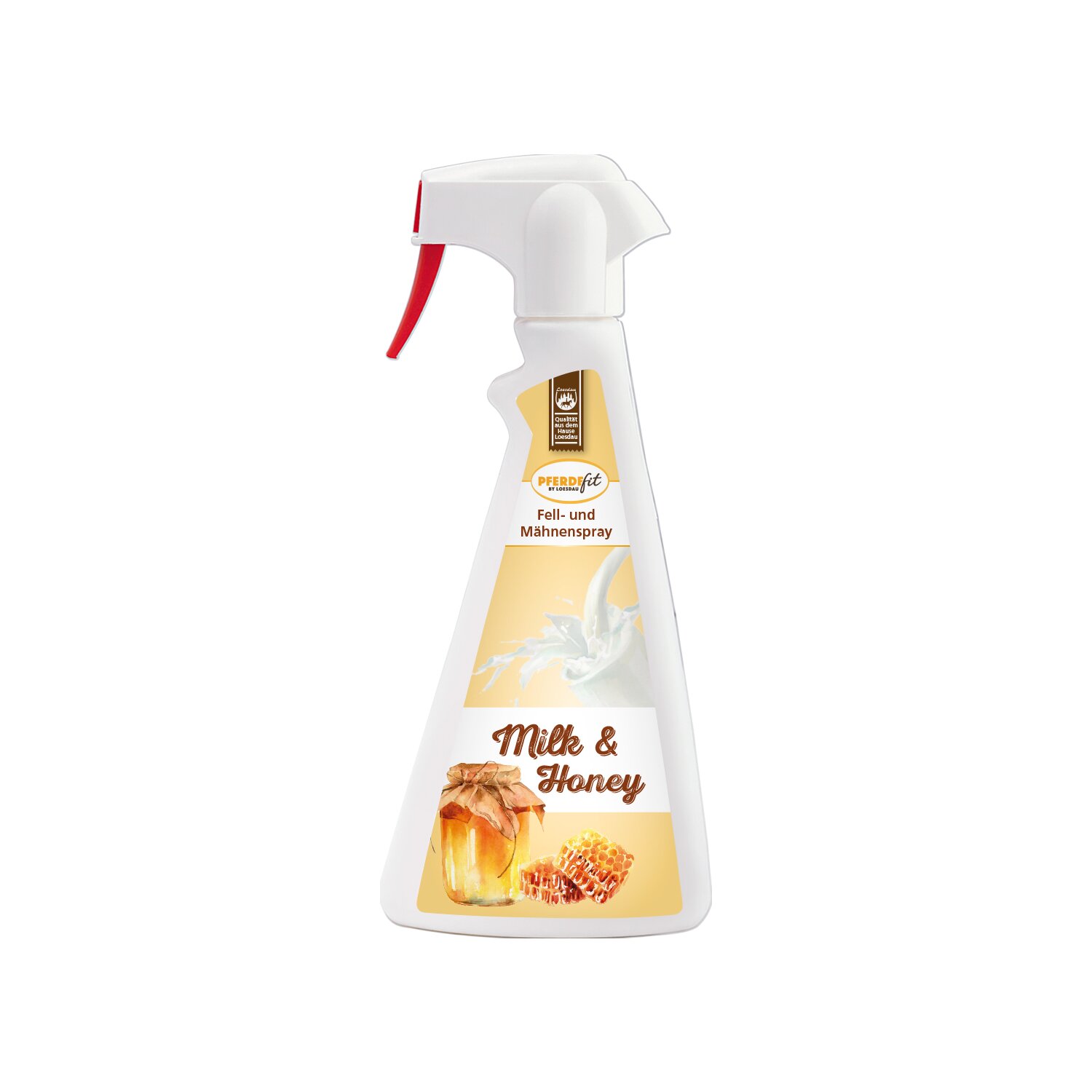 PFERDEfit by Loesdau Duftende Mähnenpflege 500 ml | Milk & Honey