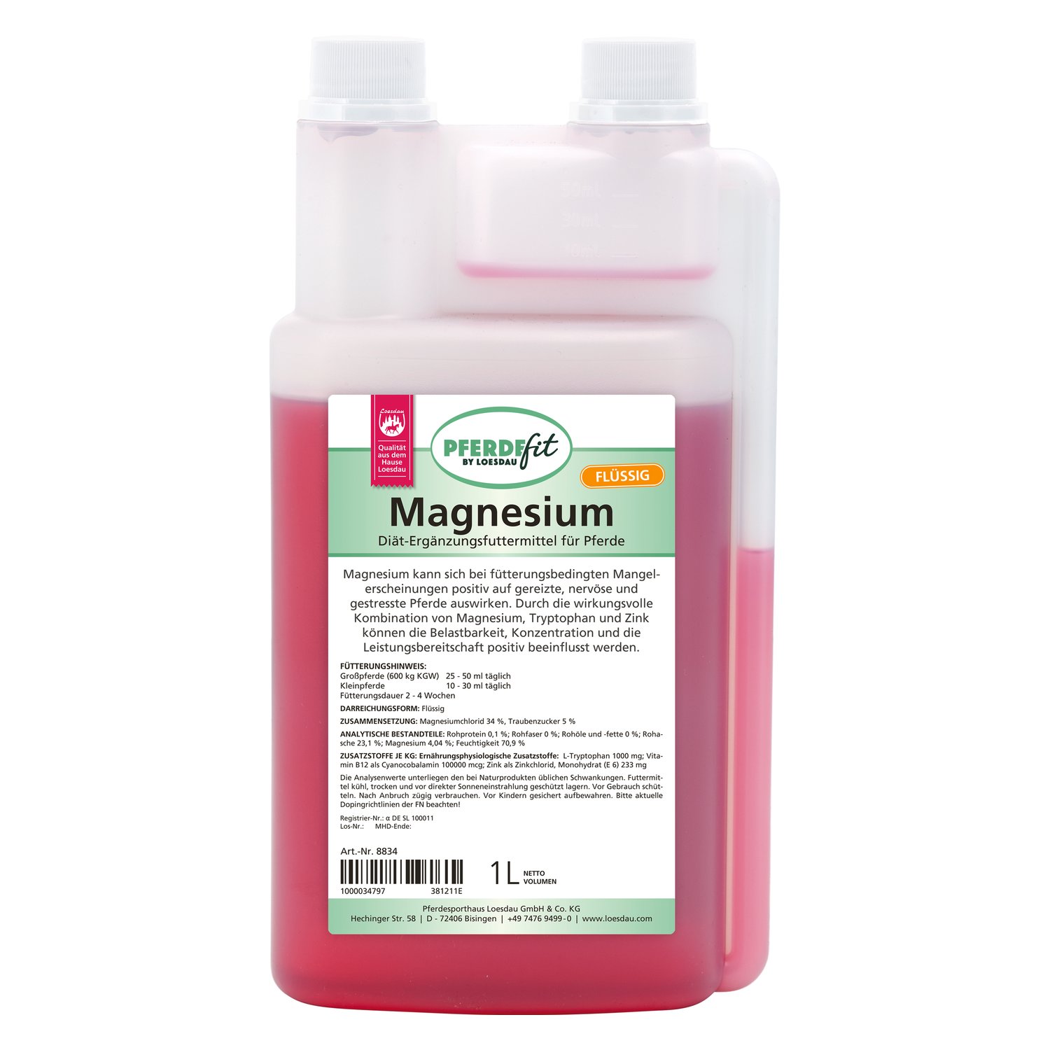 Magnesium Tryptophan Pellets 4,5 Kg  mit Messbecher 50 ml 