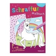 TESSLOFF Schraffur-Malbuch Einhörner