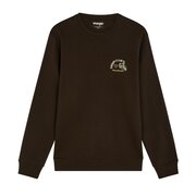 Wrangler Sweater Small Graphic Crew