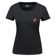 RIDE now T-shirt met paardenhoofd-borduursel 