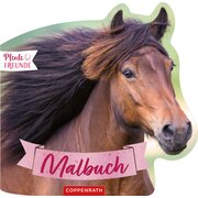 COPPENRATH Malbuch mit Formstanzung Pferdefreunde
