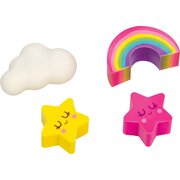 DIE SPIEGELBURG Radierer-Set Einhorn-Paradies 