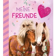 Freundebuch Pferdefreunde mit Glitzerpatch, COPPENRATH